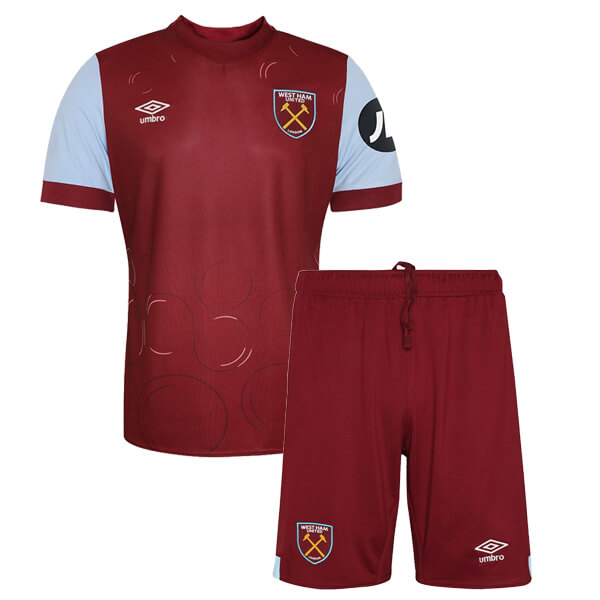 Kid's West Ham Home Jersey+Shorts 23/24