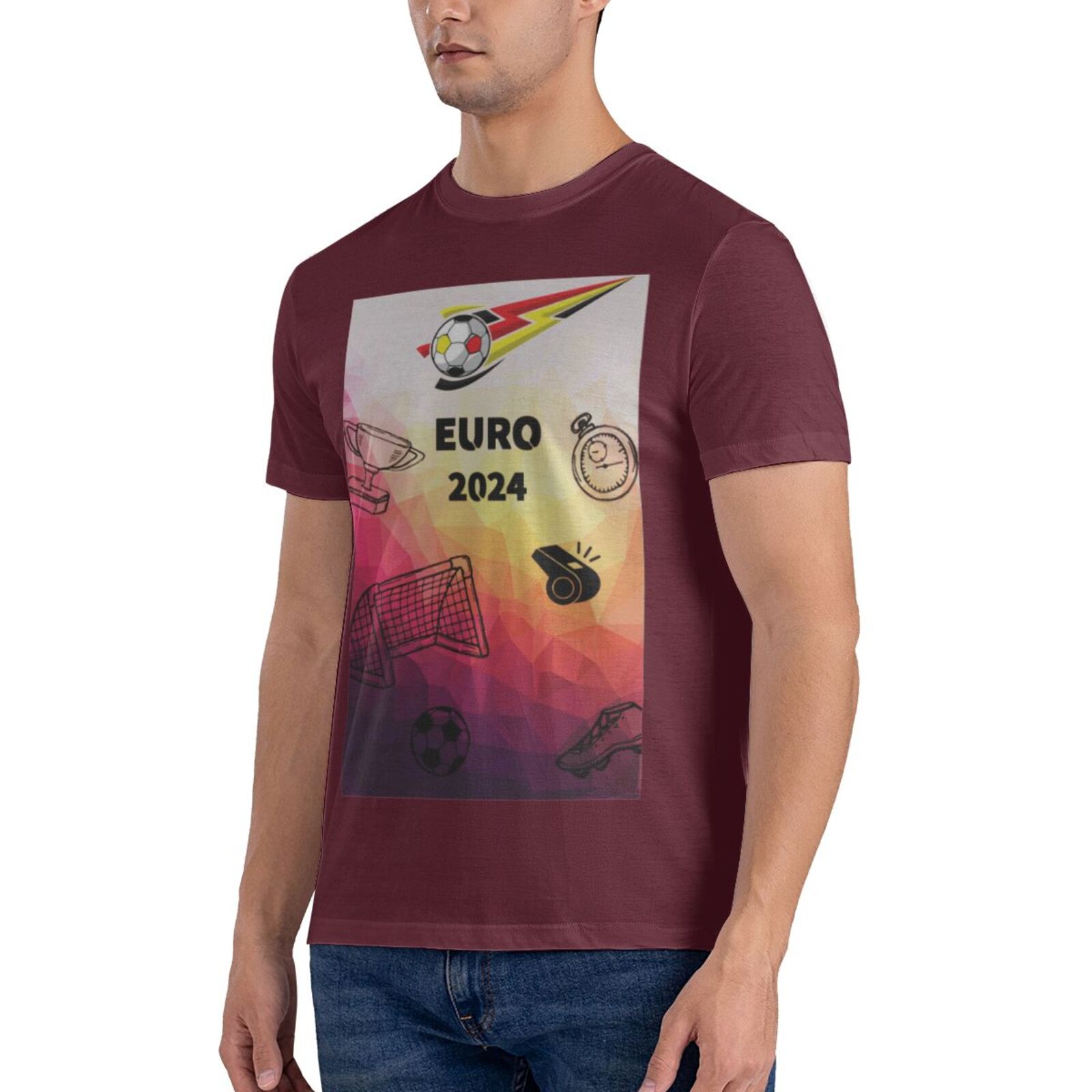 Men's Germany EURO 2024 Basic Short Sleeve T-Shirt BST1771