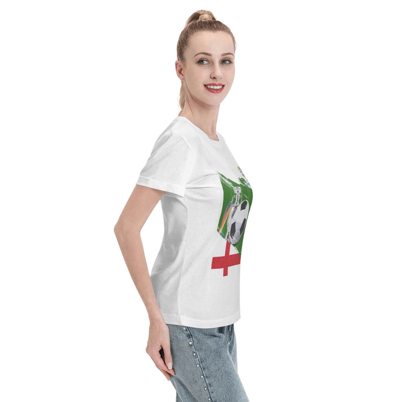 Women's England EURO 2024 Basic Short Sleeve T-Shirt WBT1682