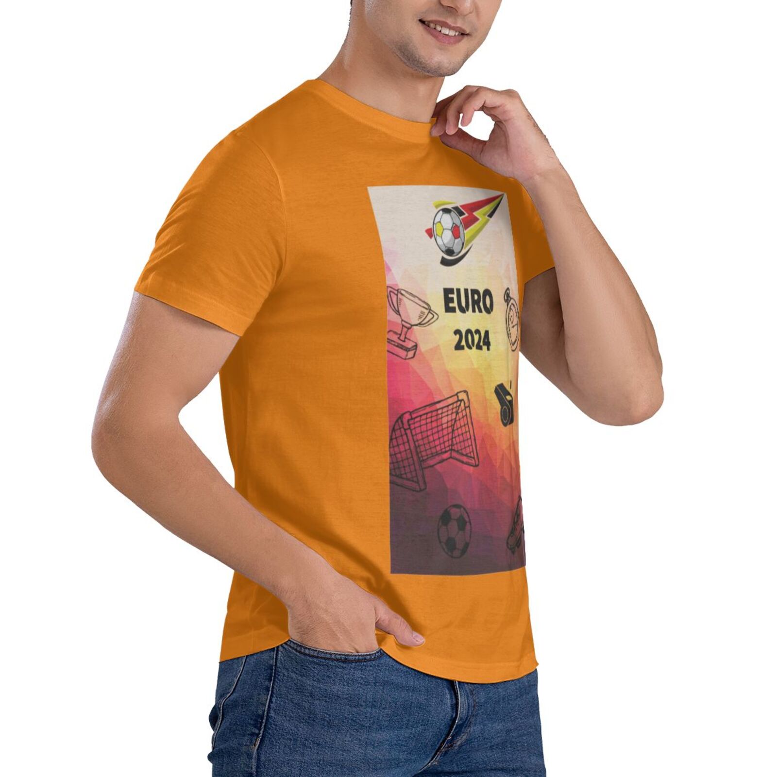 Men's Germany EURO 2024 Basic Short Sleeve T-Shirt BST1771