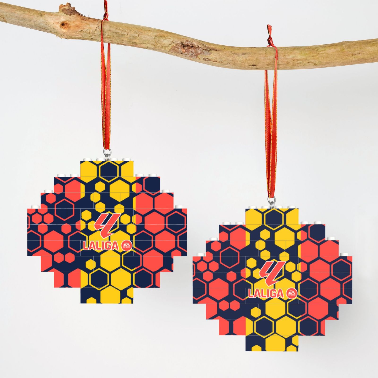 Spain La Liga Building Block Puzzle Ornament BBP2023