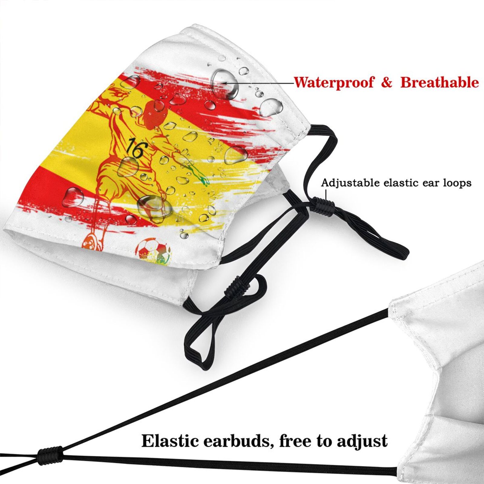 Spain EURO 2024 Adult Dust Mask DMK1759