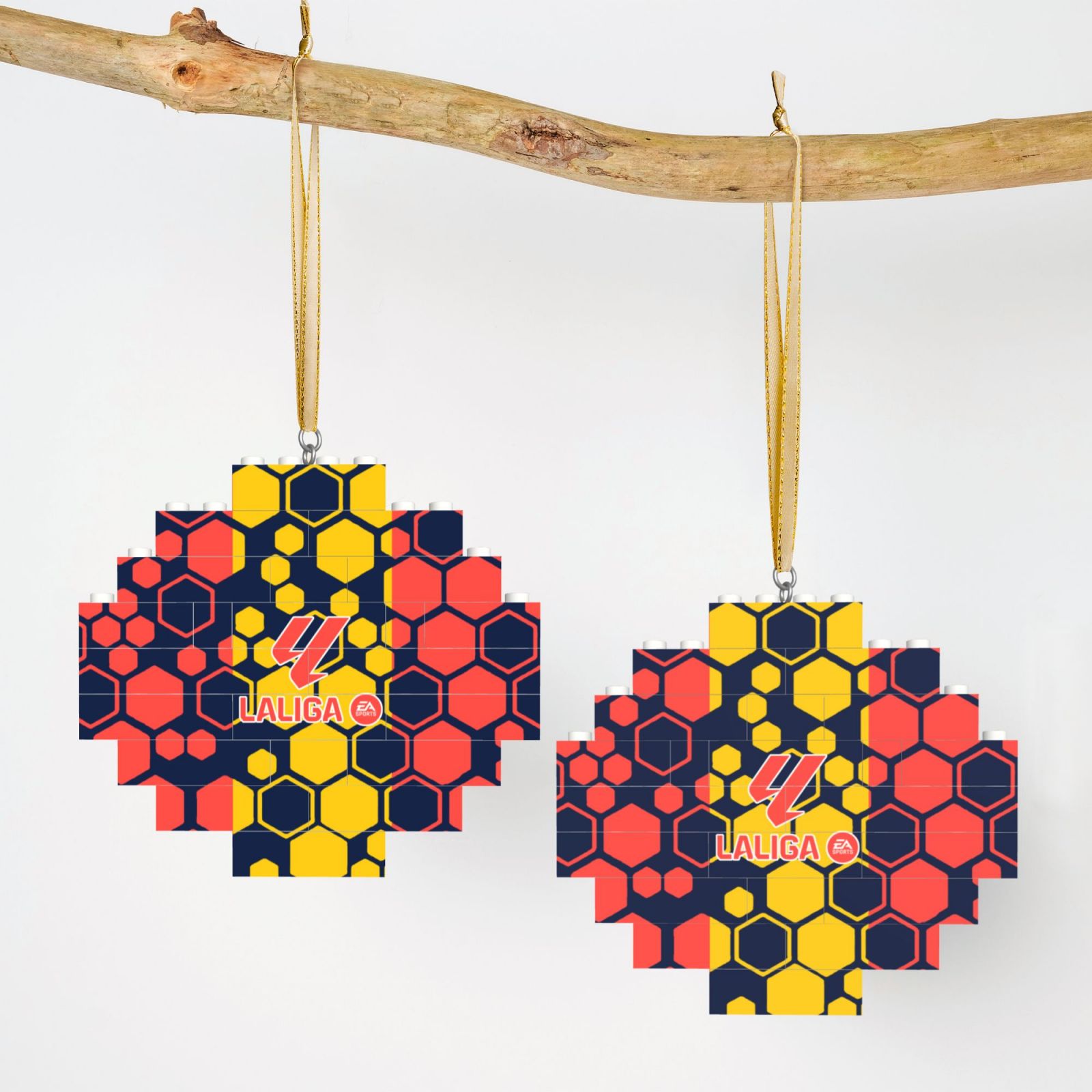 Spain La Liga Building Block Puzzle Ornament BBP2023