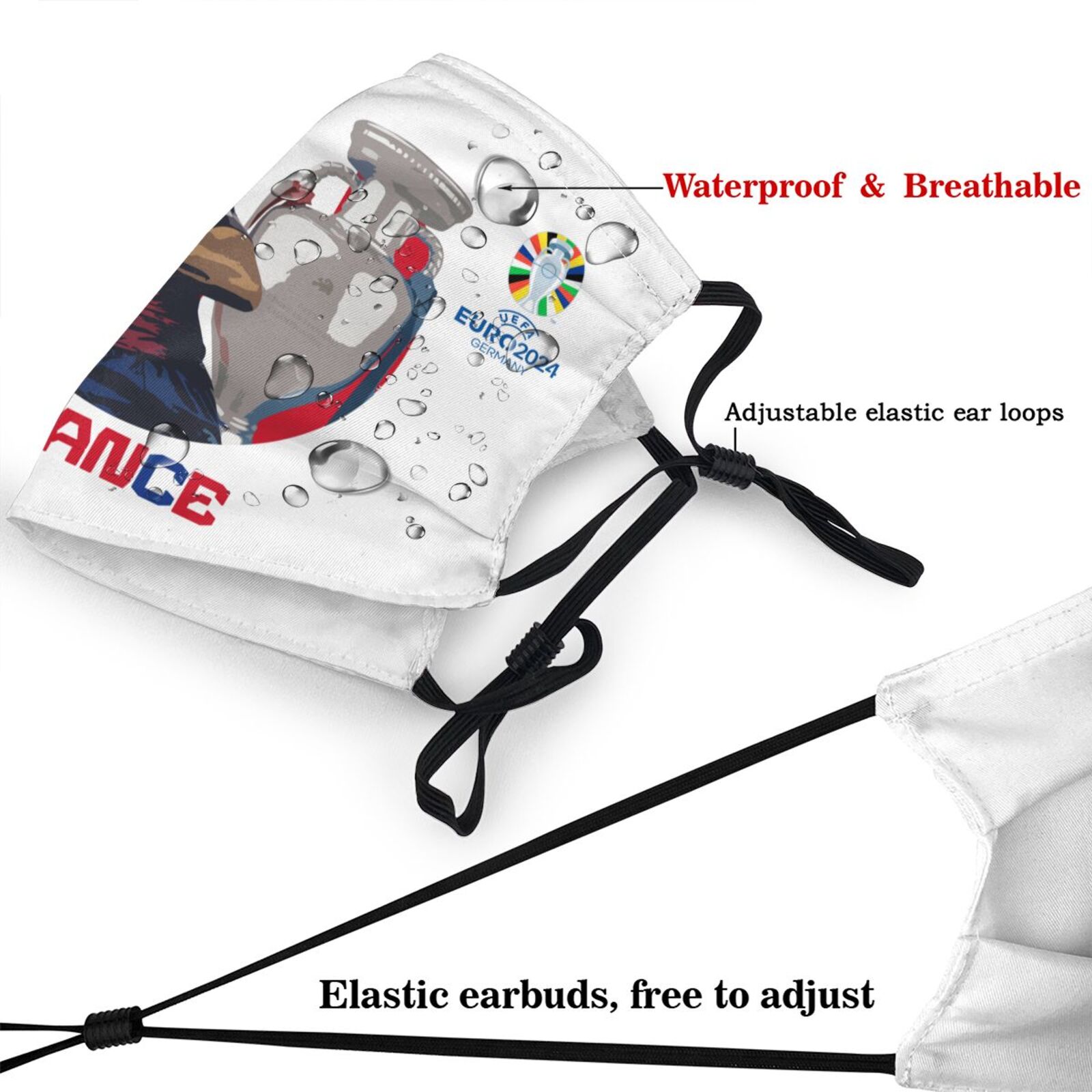 France EURO 2024 Adult Dust Mask DMK1732