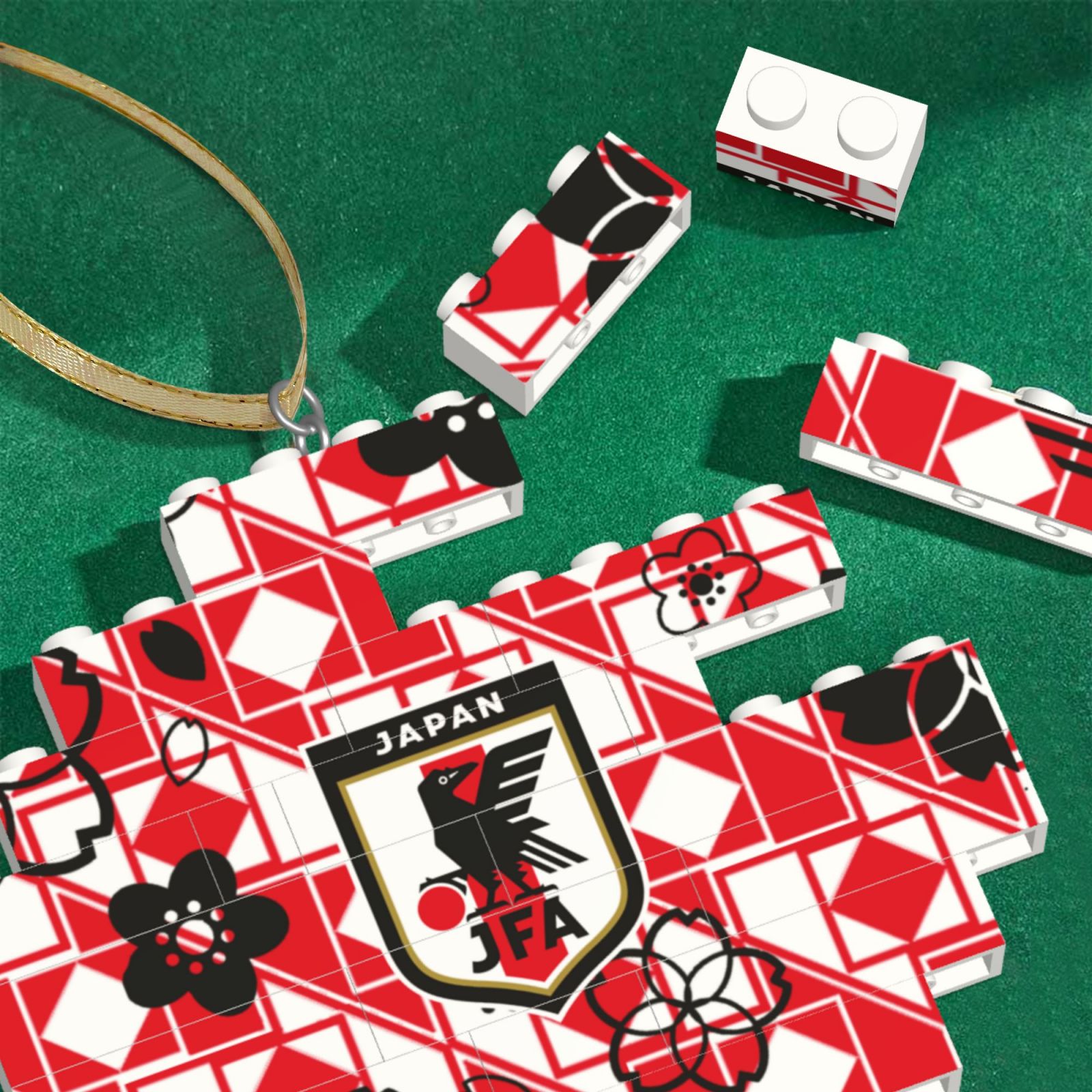 Japan Building Block Puzzle Ornament BBP2007