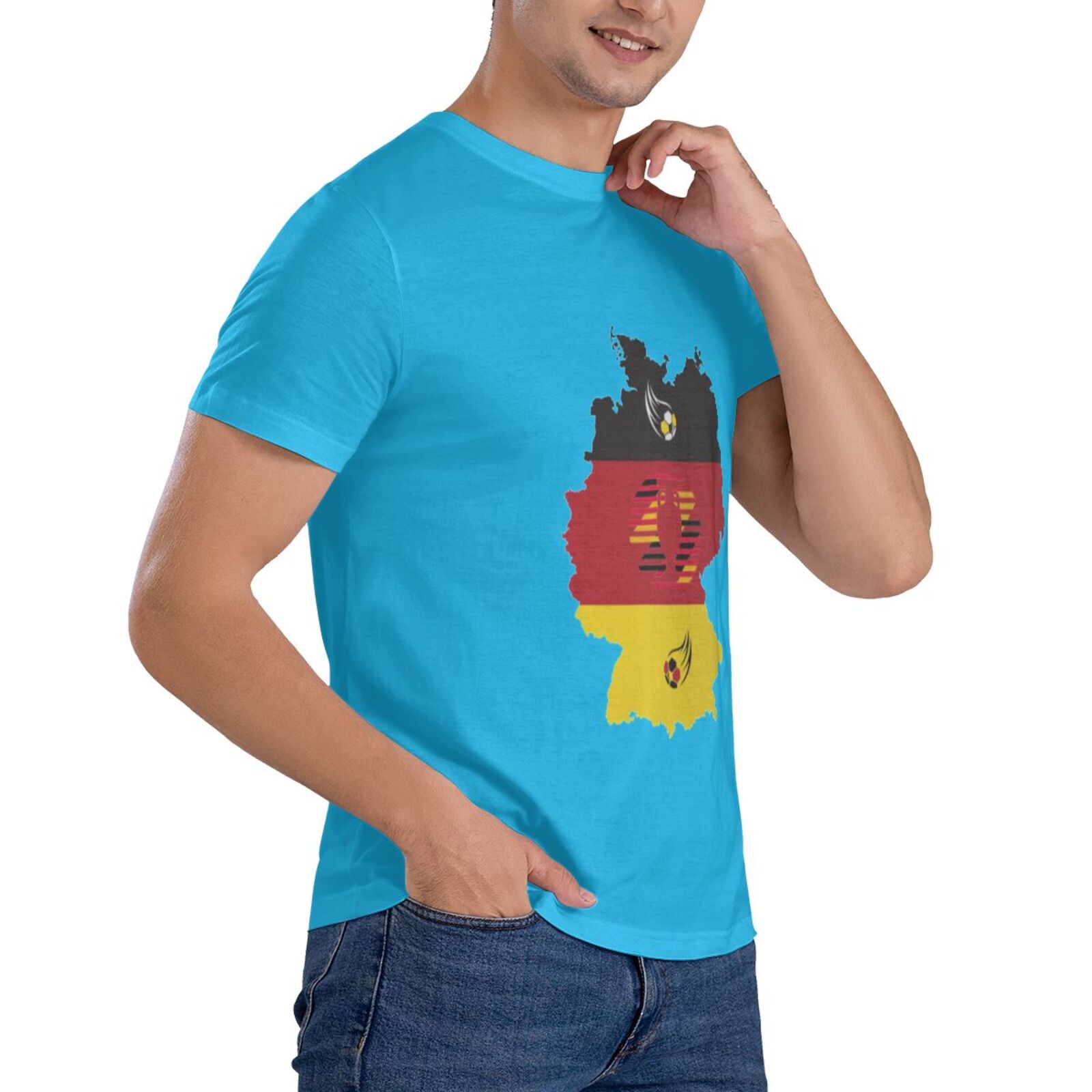 Men's Germany EURO 2024 Basic Short Sleeve T-Shirt BST1770