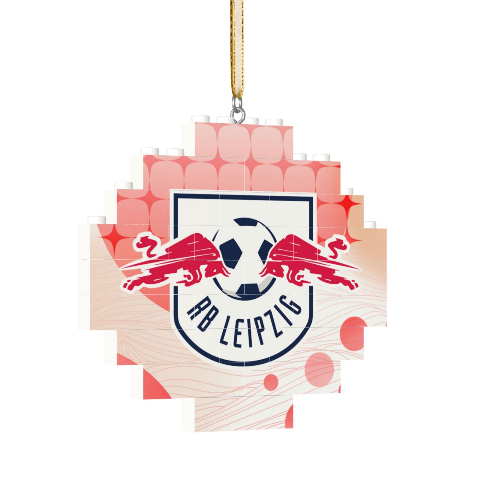 RB Leipzig Building Block Puzzle Ornament BBP2180