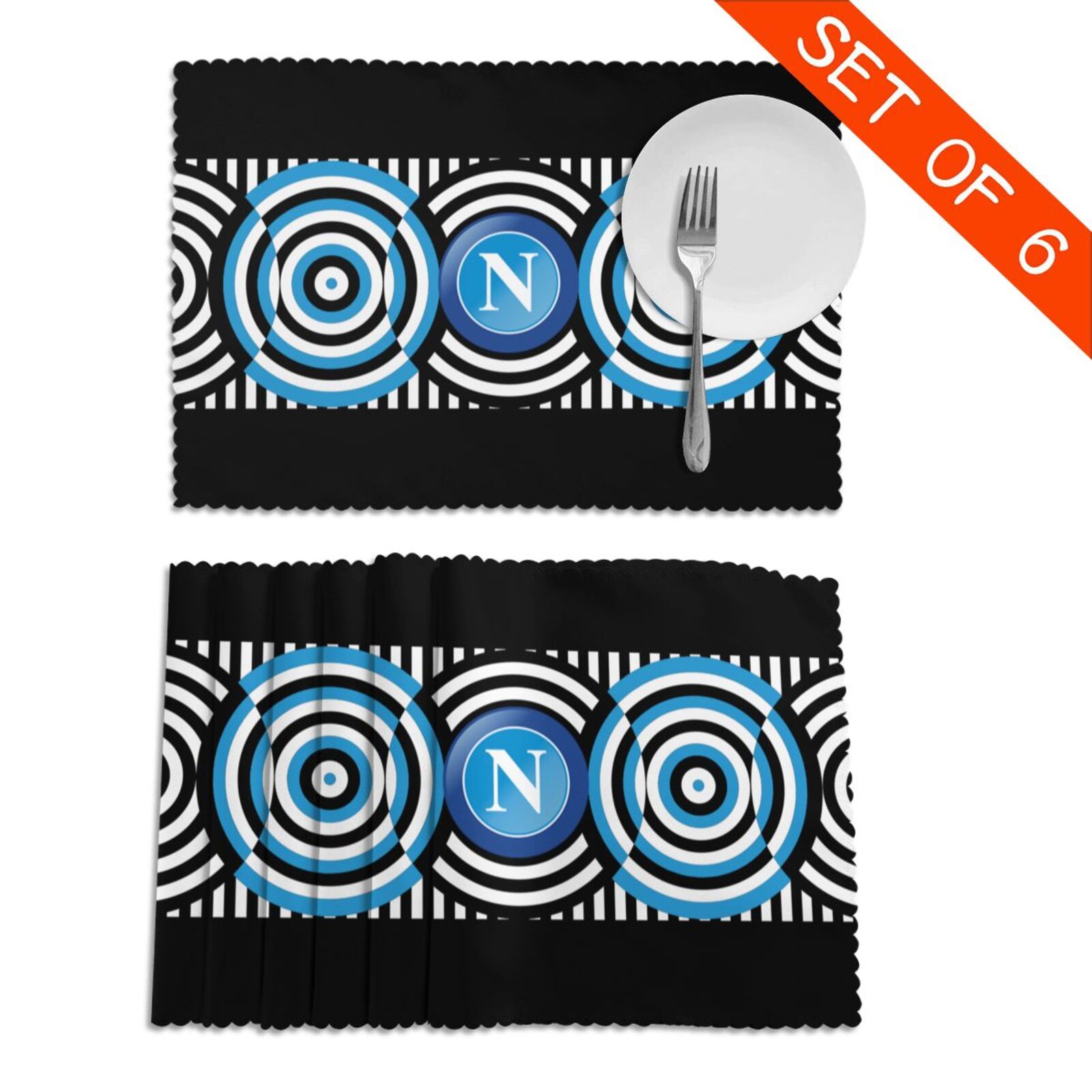 SSC Napoli Placemat Set Of 6 PFD2290