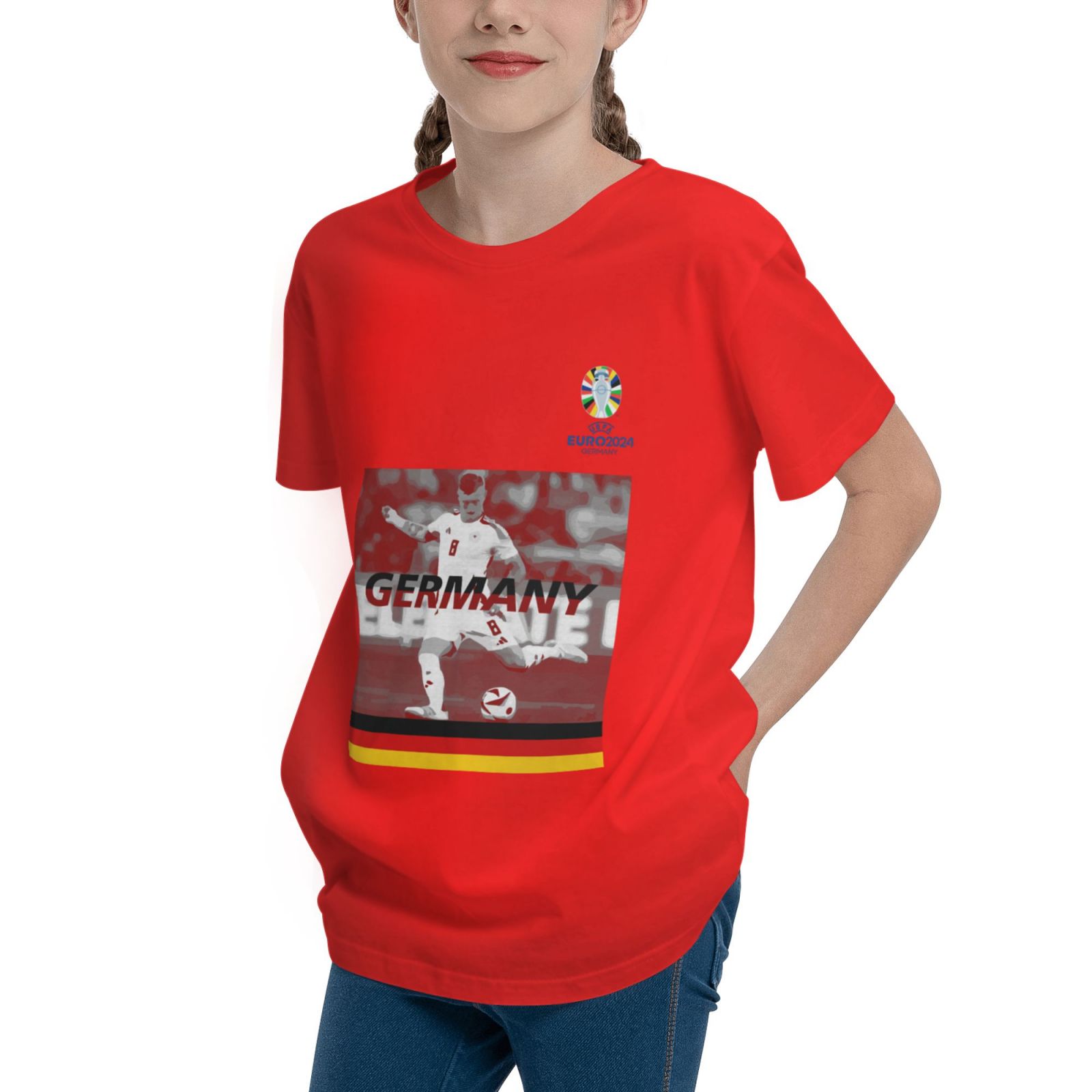 Kid's Germany EURO 2024 Teenage T-shirt TET1710
