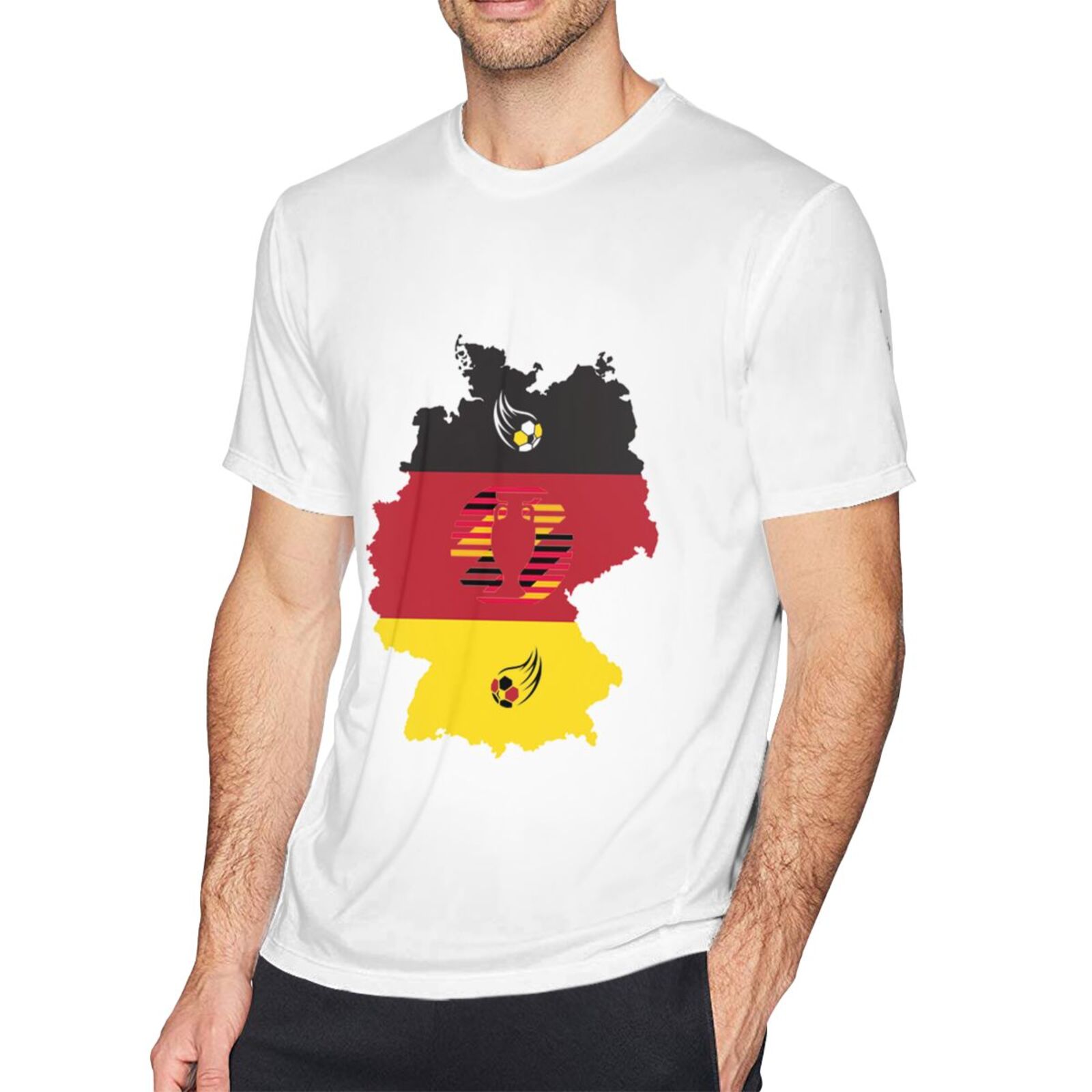 Men's Germany EURO 2024 Basic Short Sleeve T-Shirt BST1770