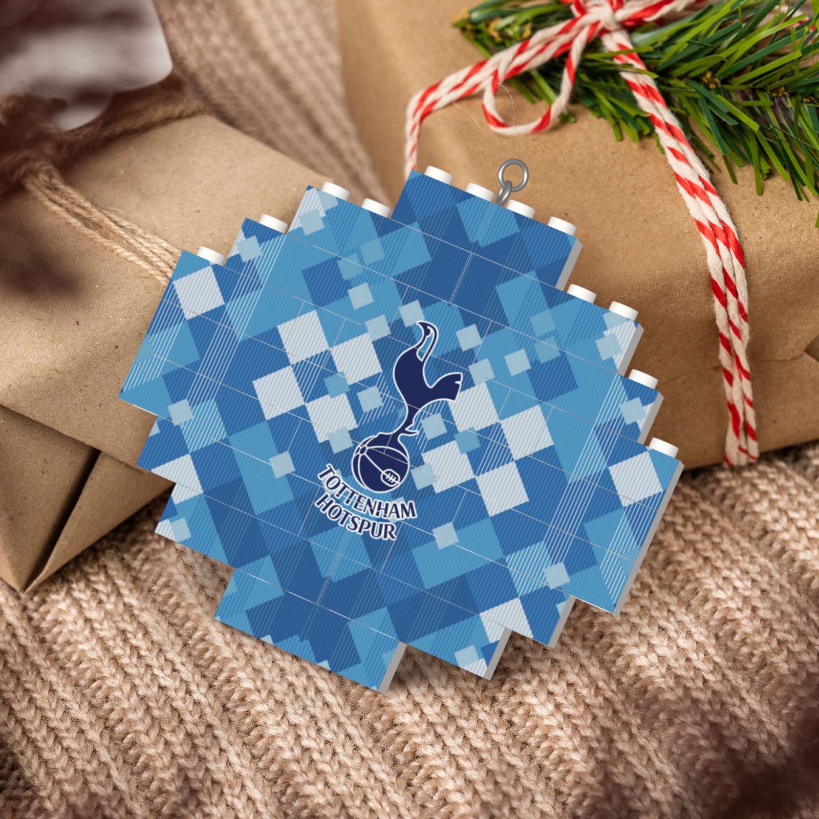 Tottenham Hotspur Building Block Puzzle Ornament BBP1992
