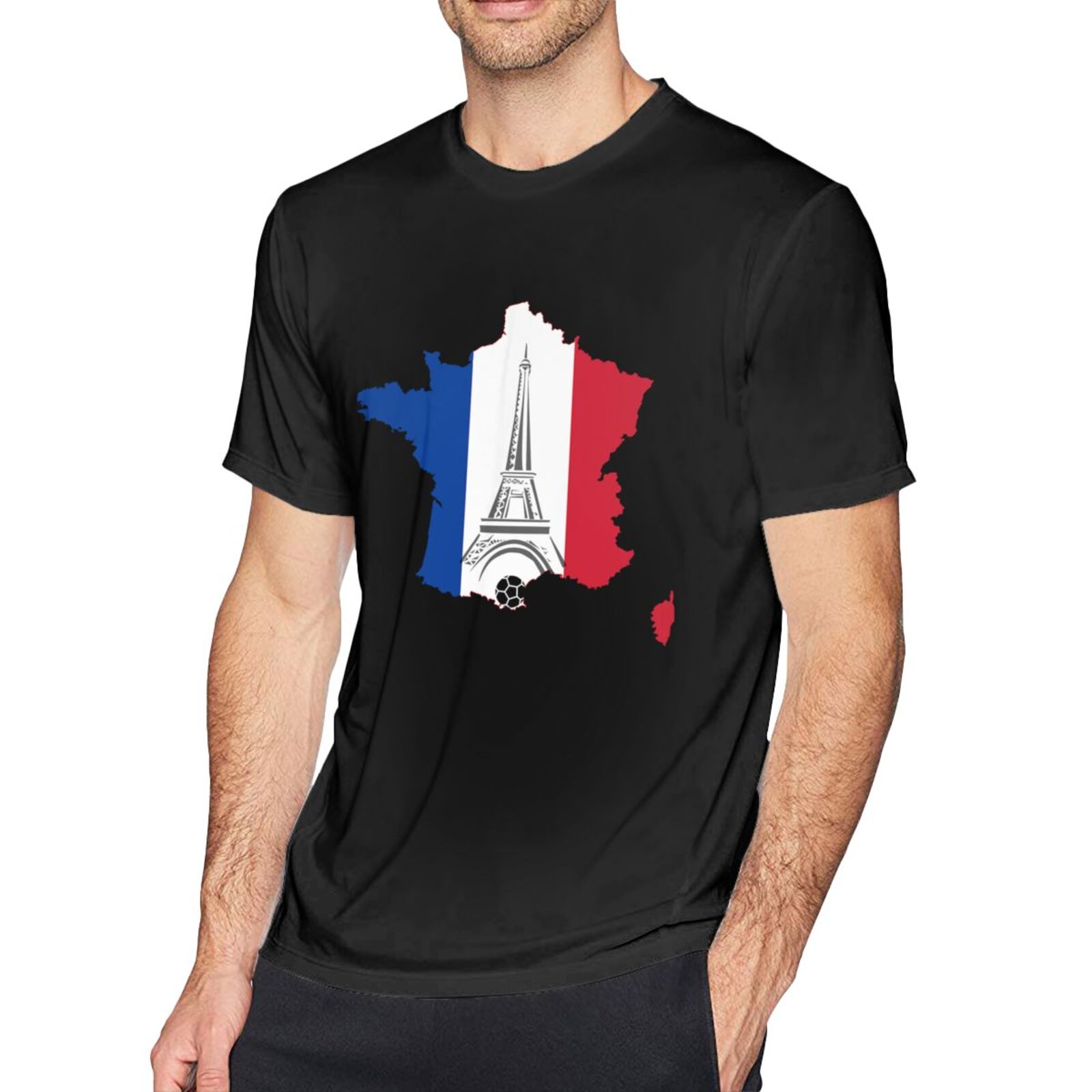 Men's France EURO 2024 Basic Short Sleeve T-Shirt BST1772