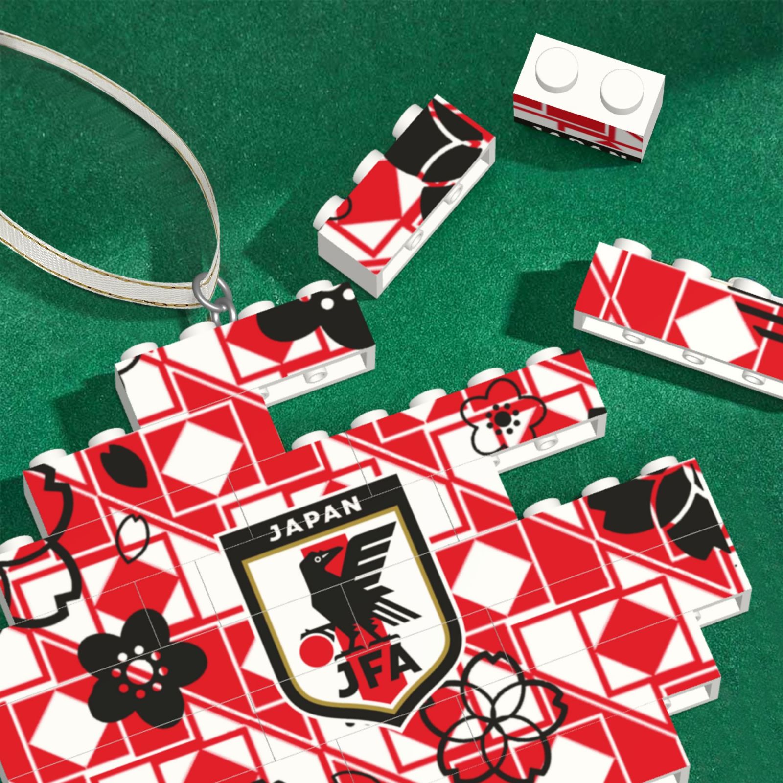 Japan Building Block Puzzle Ornament BBP2007