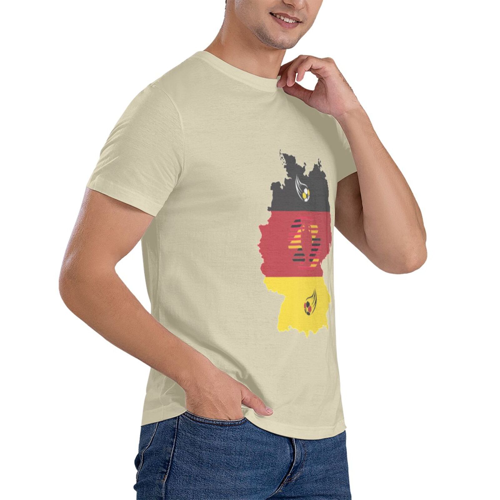 Men's Germany EURO 2024 Basic Short Sleeve T-Shirt BST1770