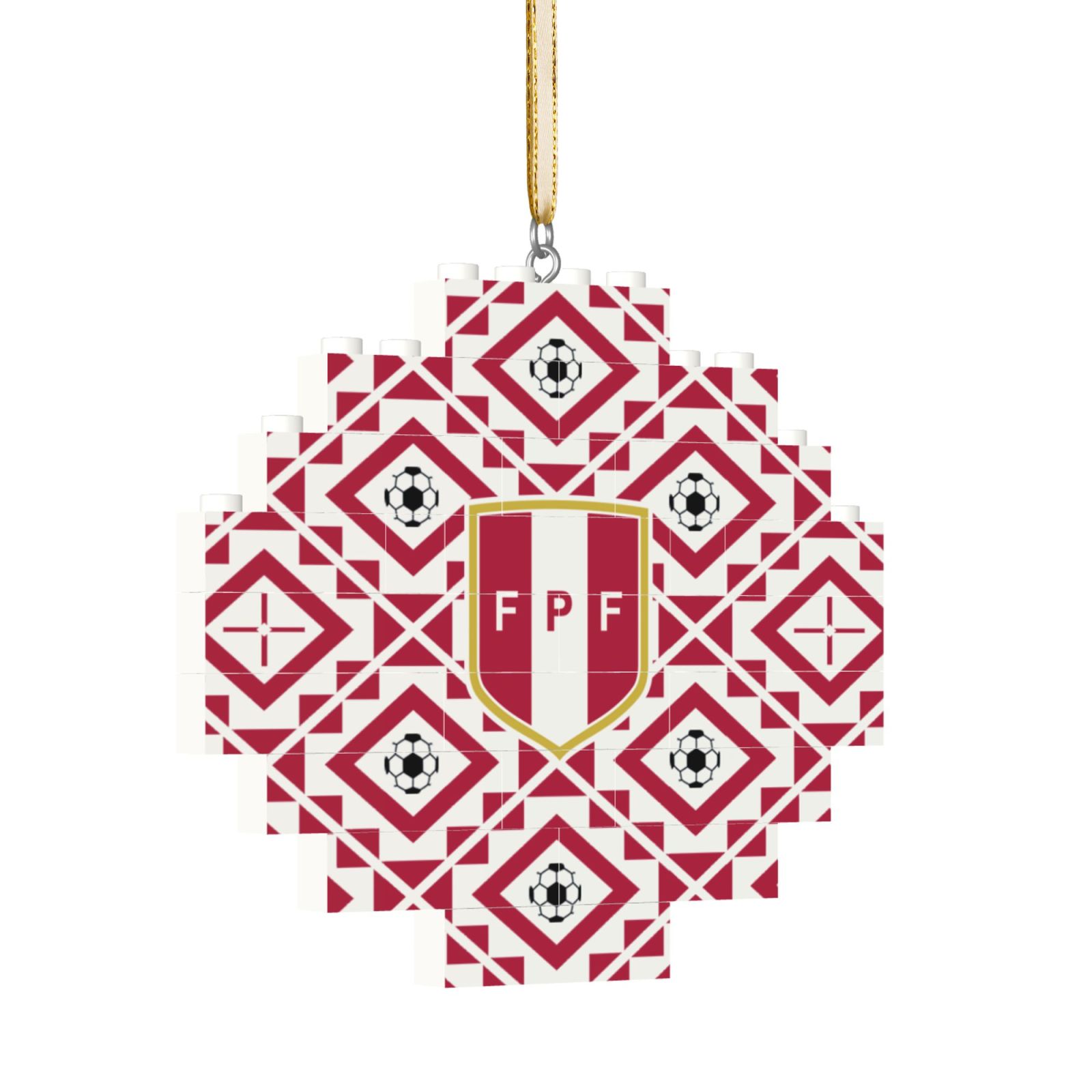 Peru Building Block Puzzle Ornament BBP2025