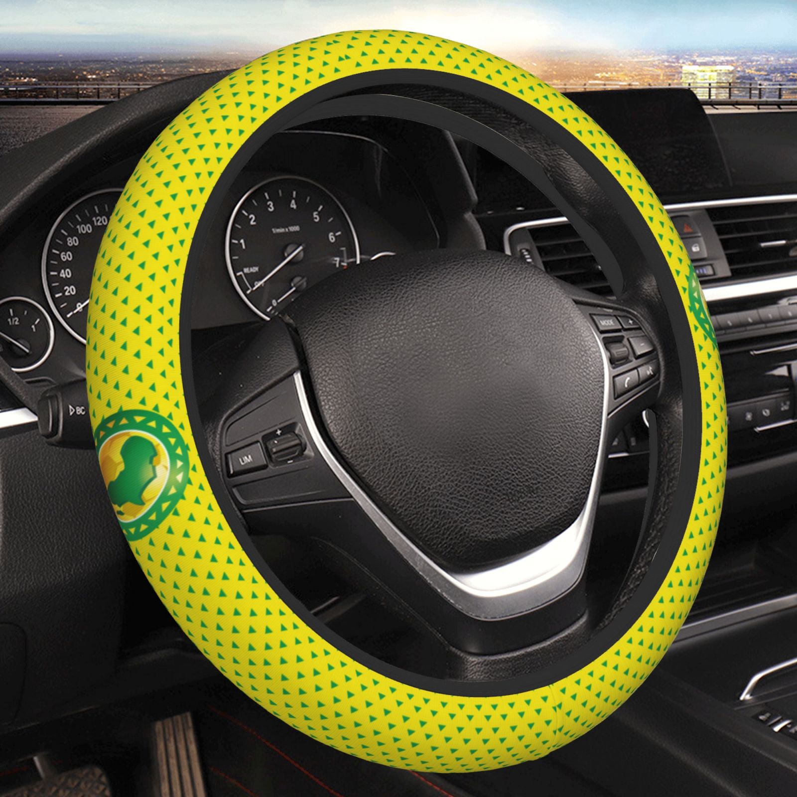 Confederation Of African Football Steering Wheel Cover ESW2442