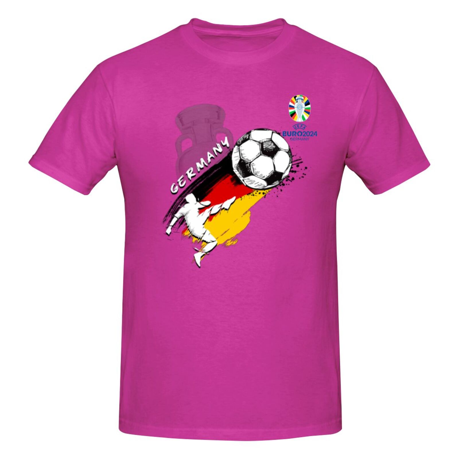 Men's Germany EURO 2024 Basic Short Sleeve T-Shirt BST1679