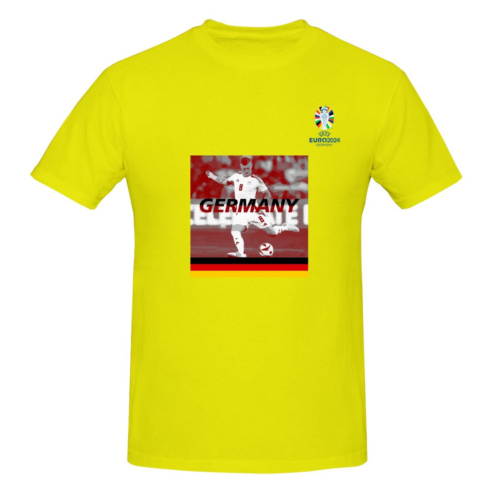 Men's Germany EURO 2024 Basic Short Sleeve T-Shirt BST1704