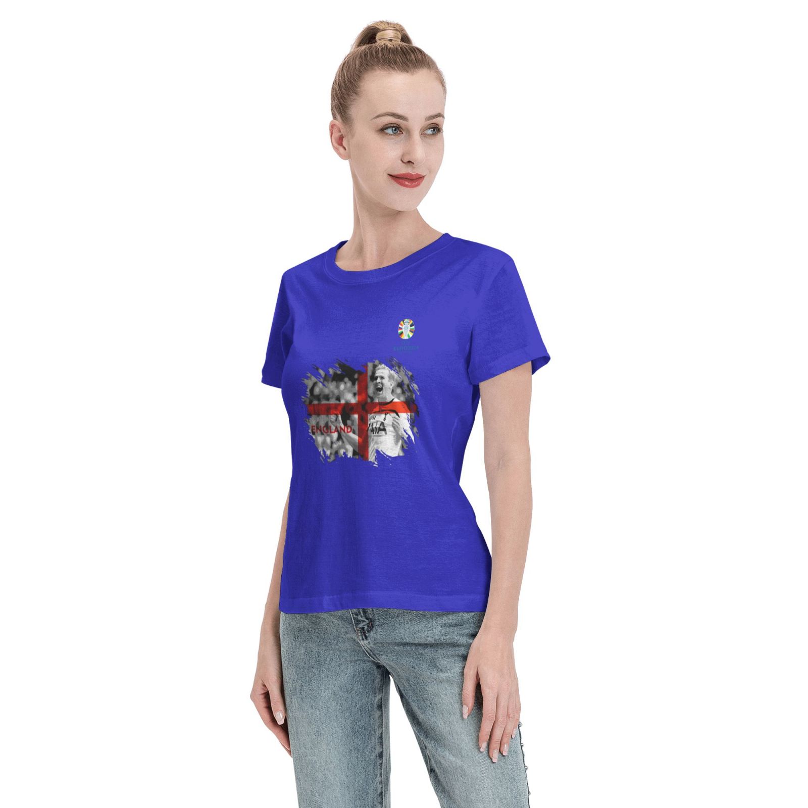 Woman's England EURO 2024 Basic Short Sleeve T-Shirt WBT1712