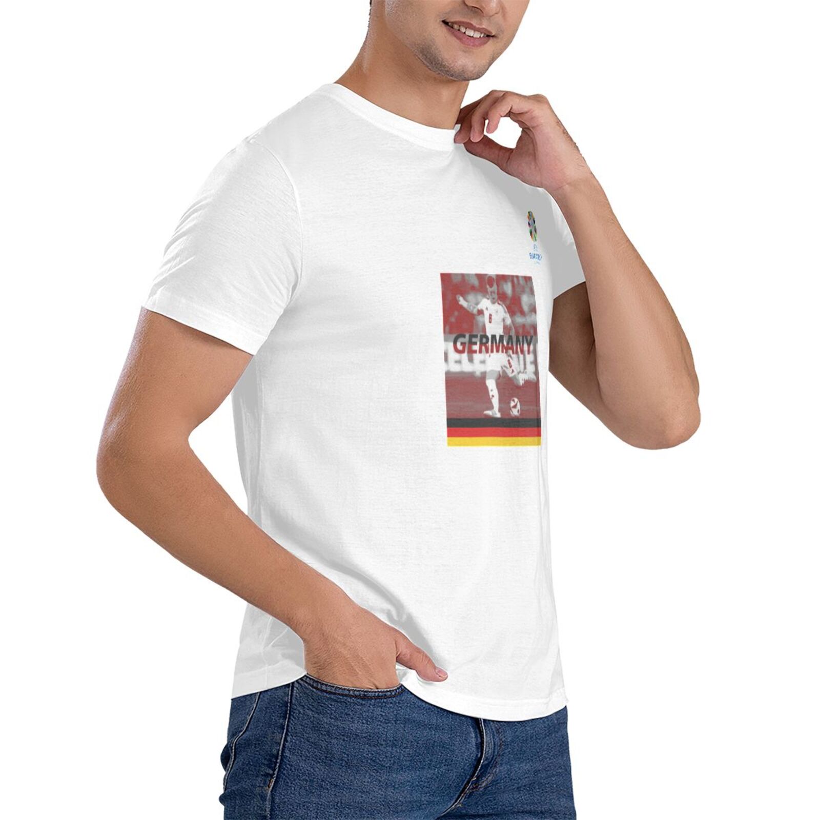Men's Germany EURO 2024 Basic Short Sleeve T-Shirt BST1704