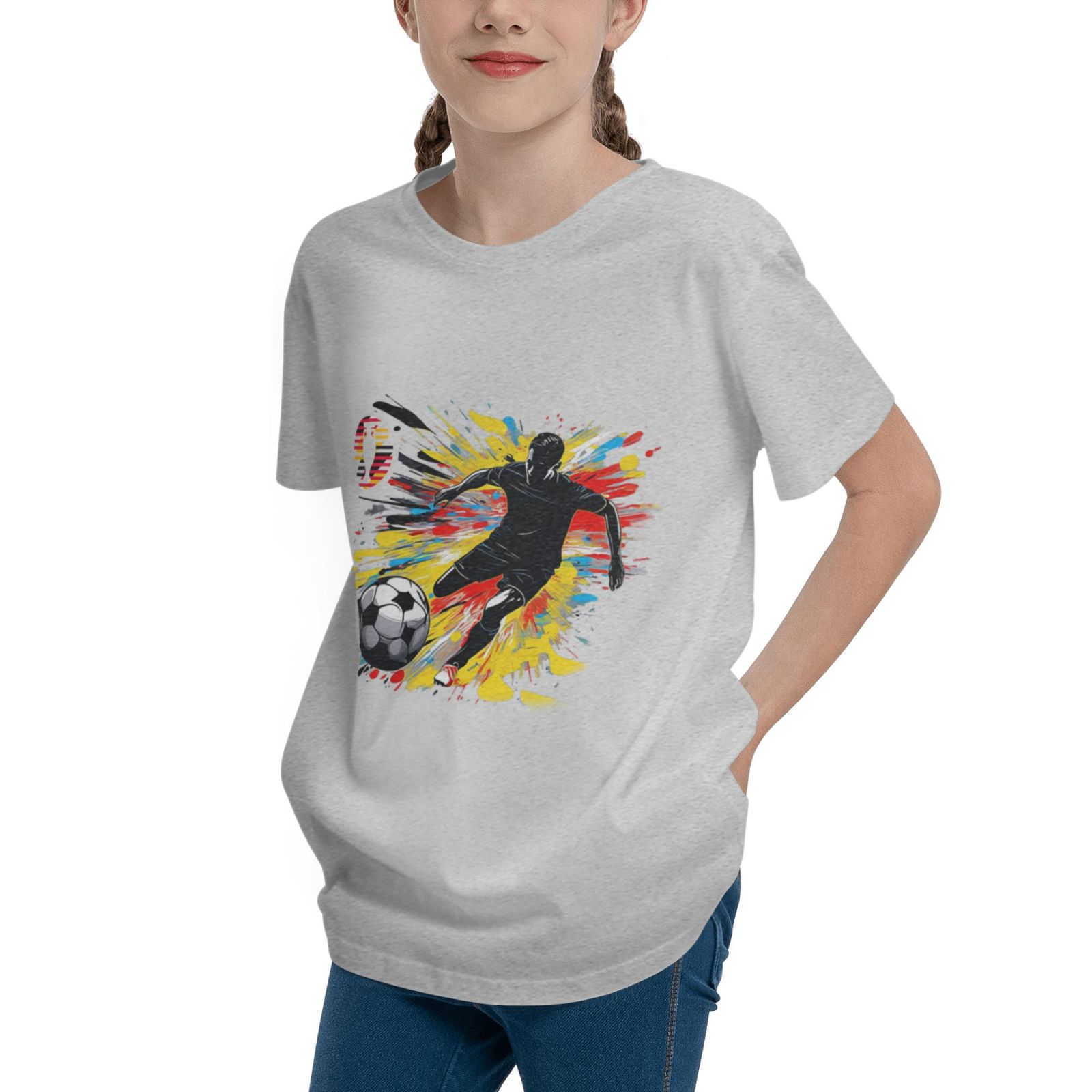 Kid's Germany EURO 2024 Teenage T-shirt TET1756