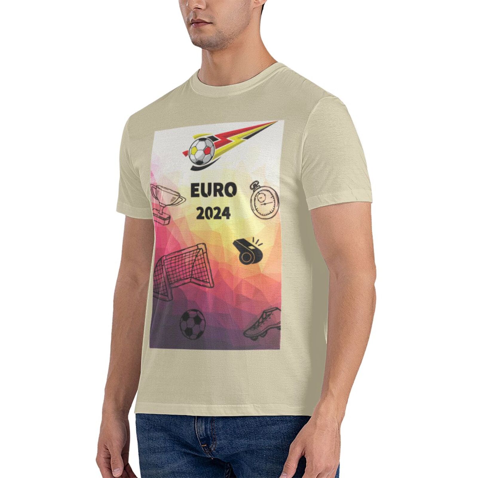 Men's Germany EURO 2024 Basic Short Sleeve T-Shirt BST1771