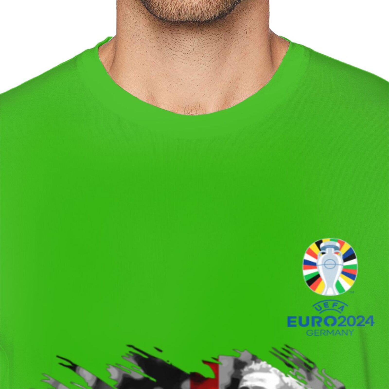 Men's England EURO 2024 Basic Short Sleeve T-Shirt BST1713