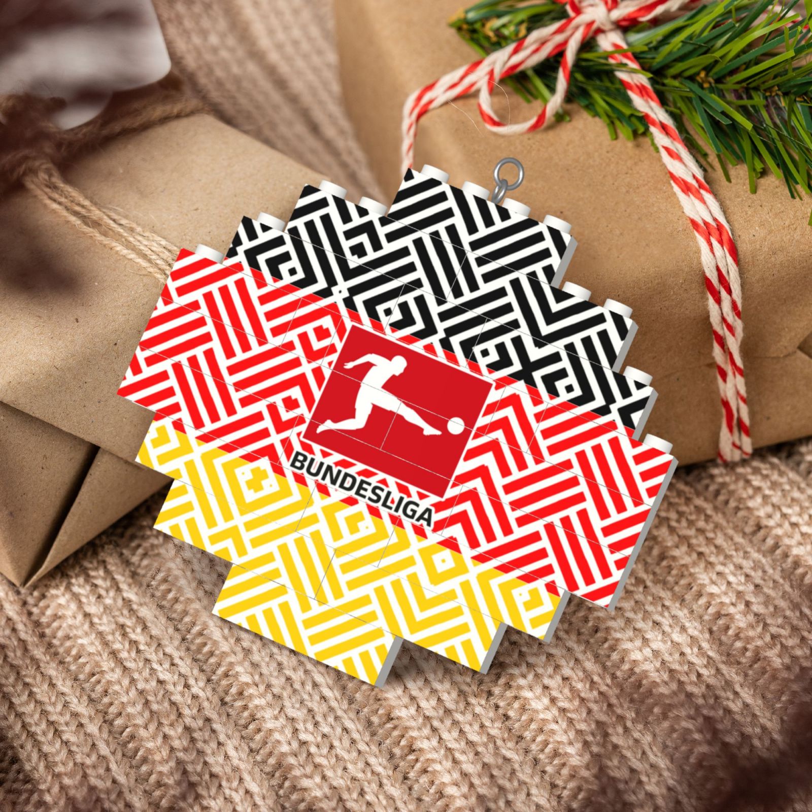 Germany Football League Building Block Puzzle Ornament BBP2027