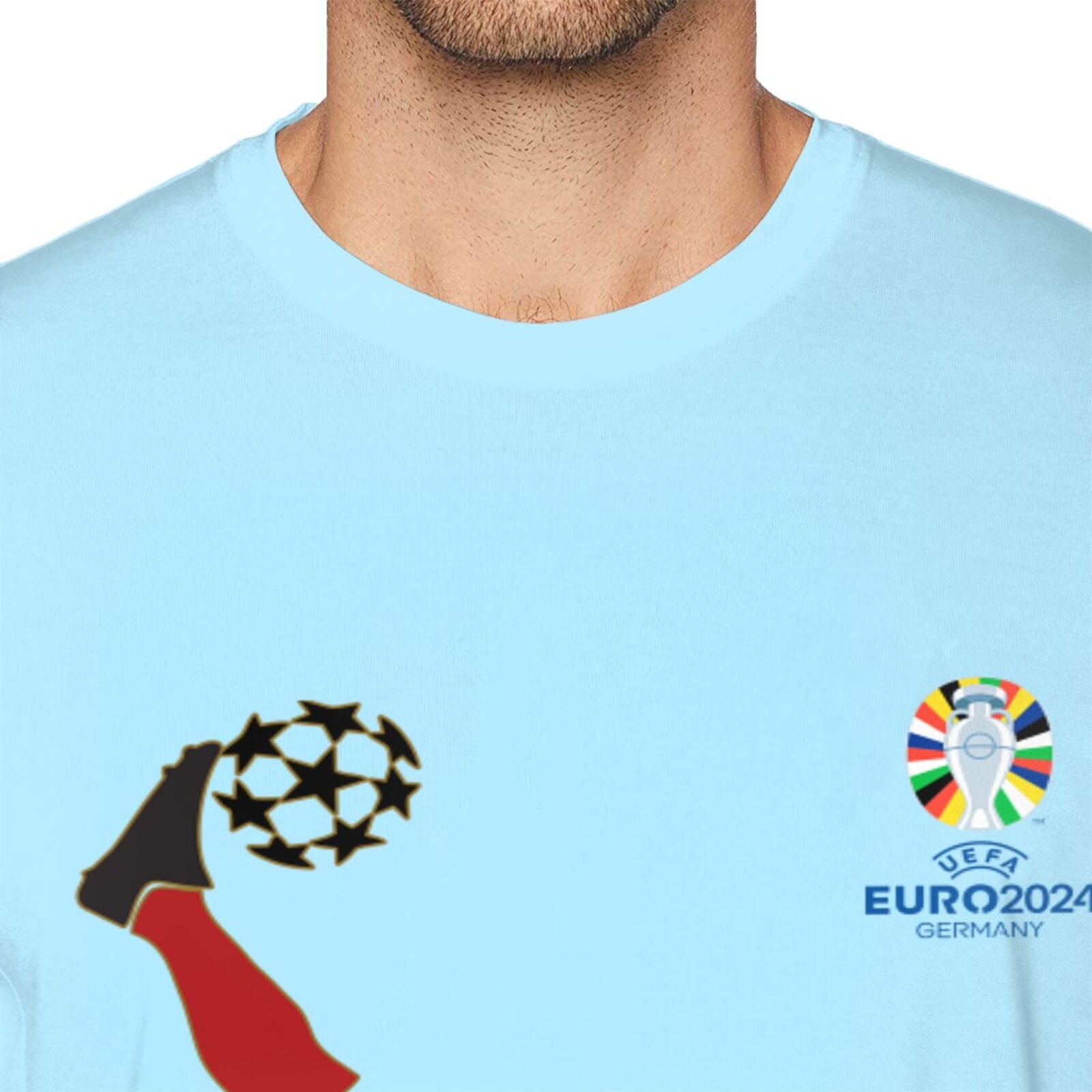 Men's Spain EURO 2024 Basic Short Sleeve T-Shirt BST1724