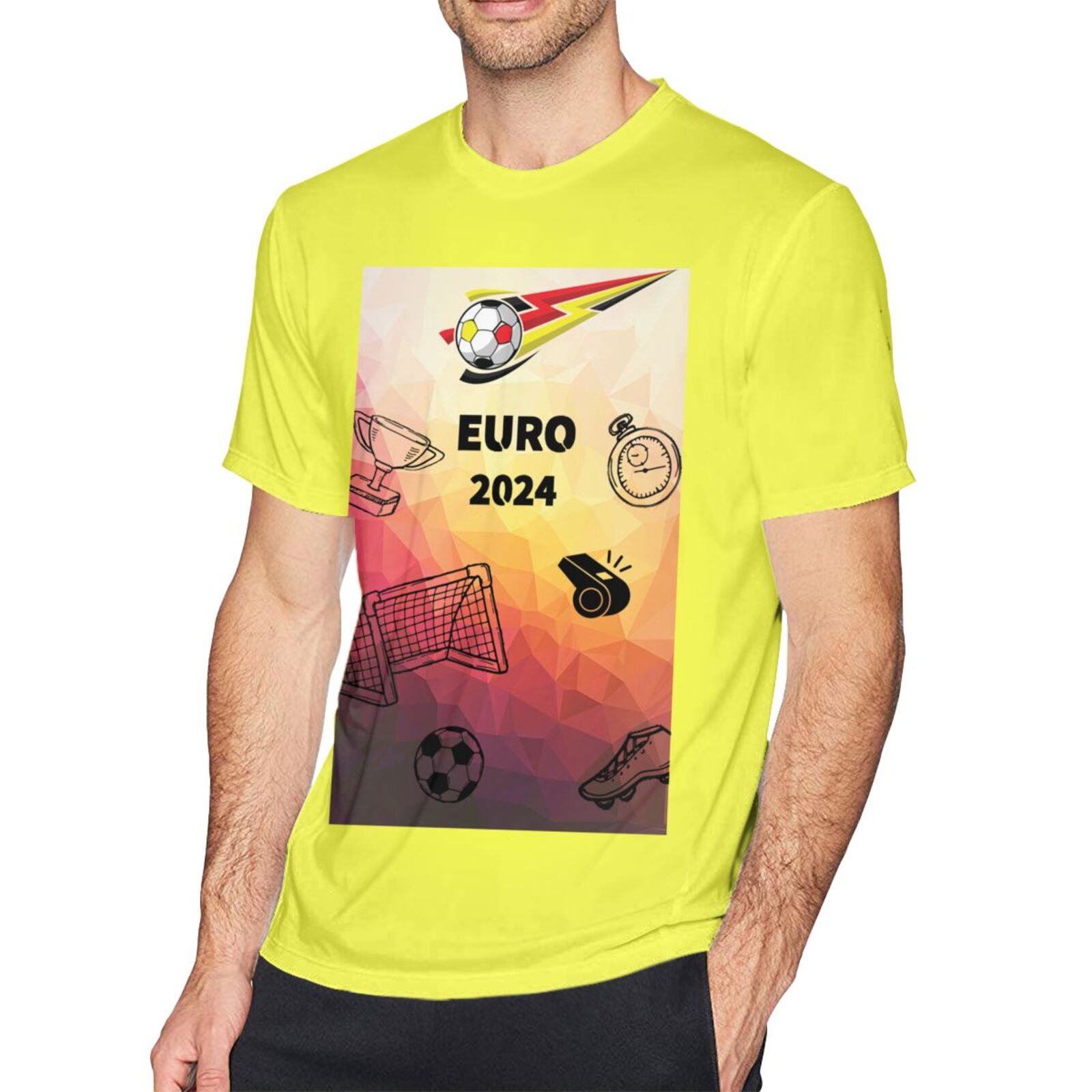 Men's Germany EURO 2024 Basic Short Sleeve T-Shirt BST1771