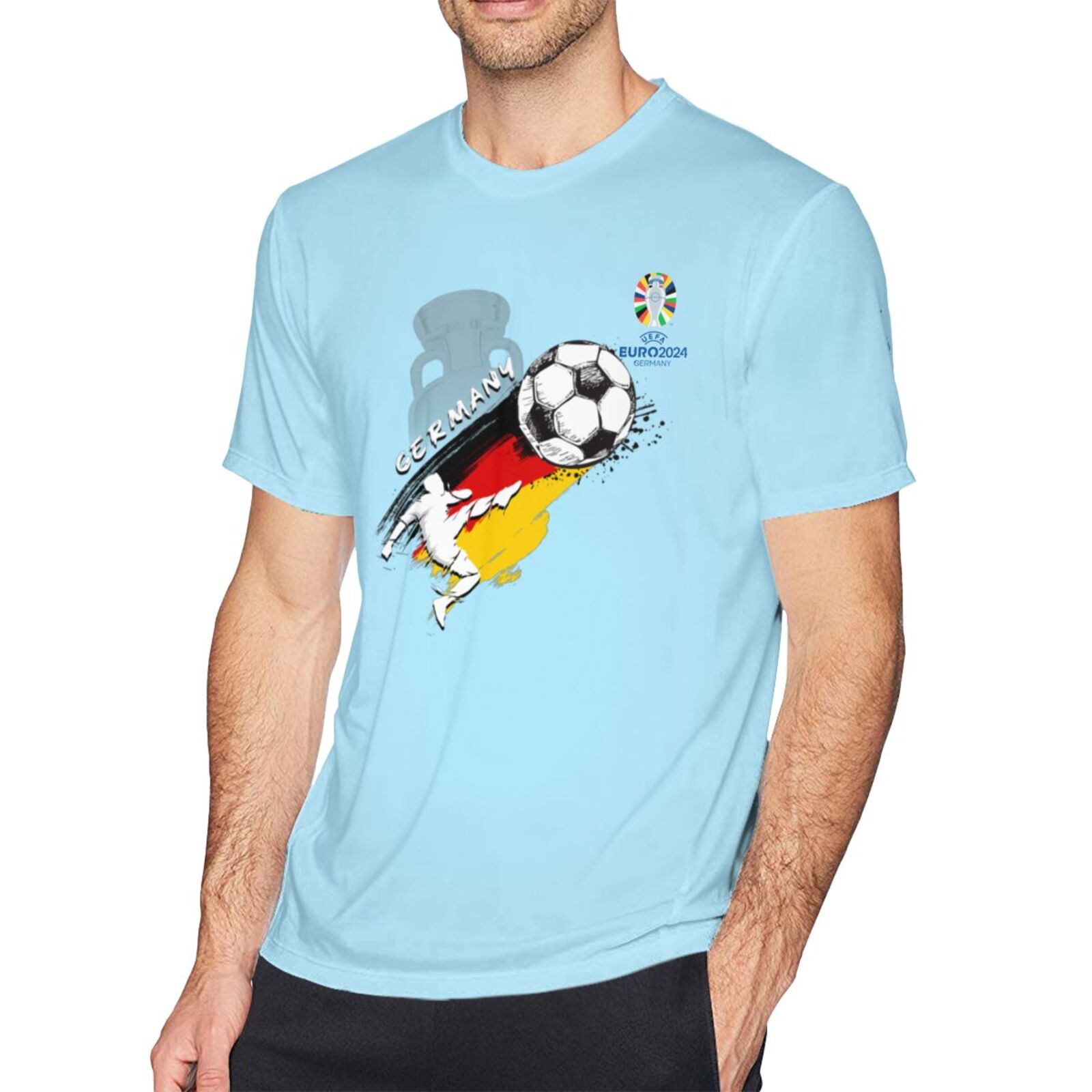 Men's Germany EURO 2024 Basic Short Sleeve T-Shirt BST1679