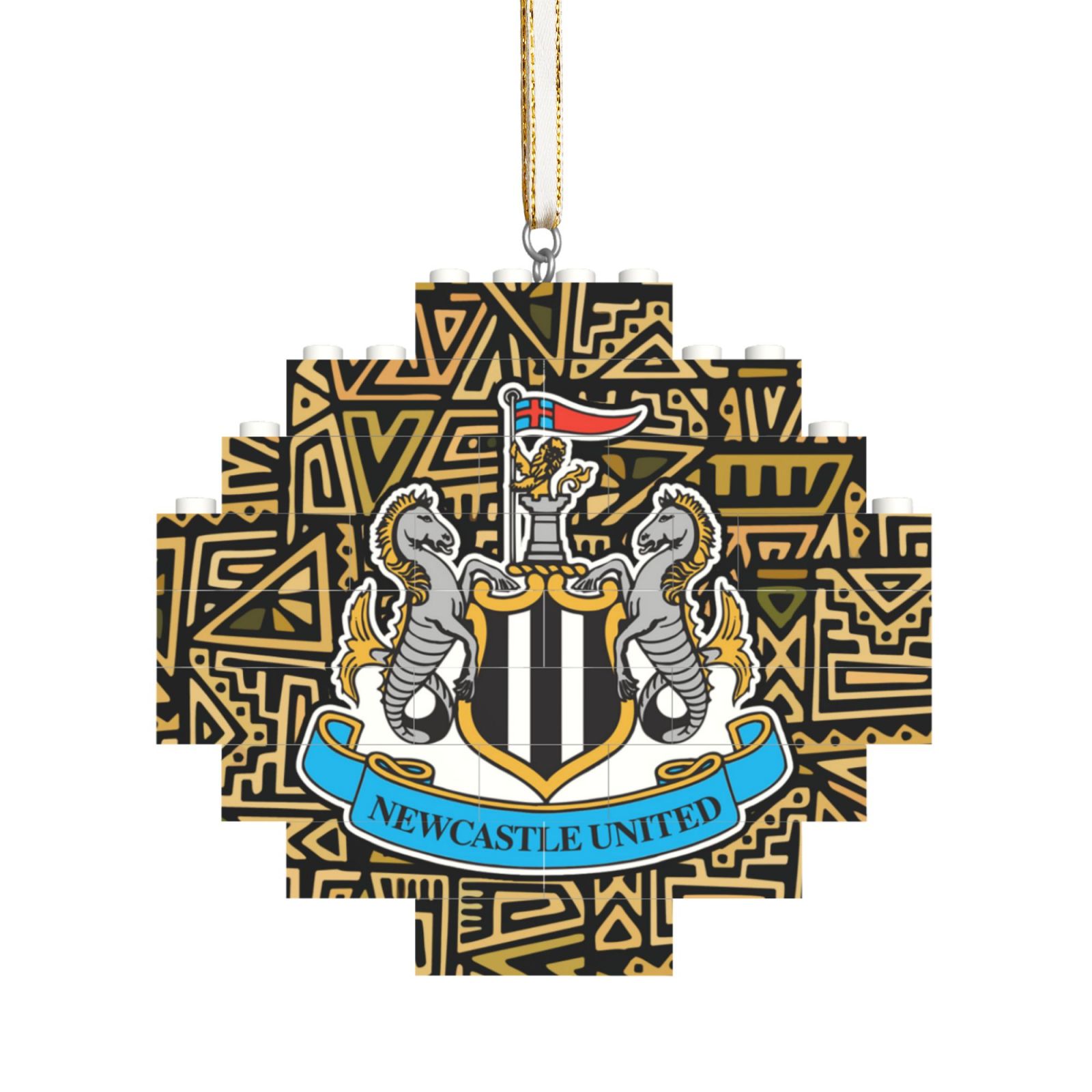 Newcastle United Building Block Puzzle Ornament BBP2104