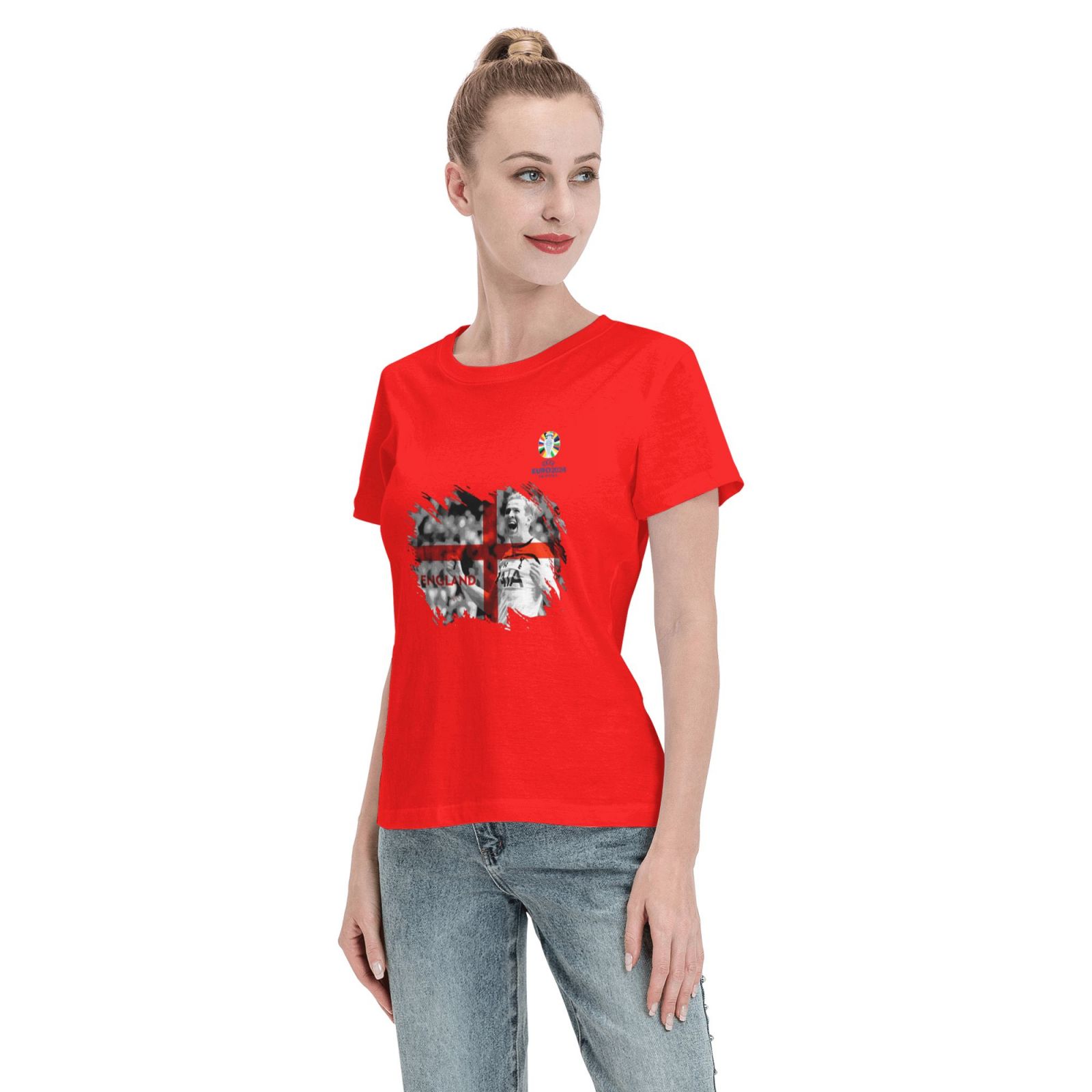 Woman's England EURO 2024 Basic Short Sleeve T-Shirt WBT1712