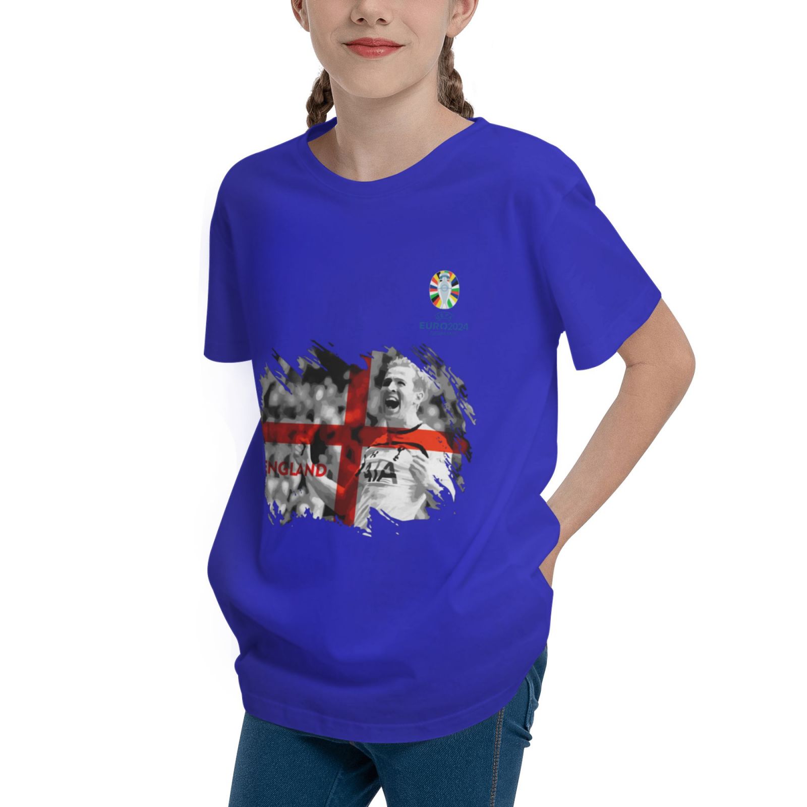 Kid's England EURO 2024 Teenage T-shirt TET1711