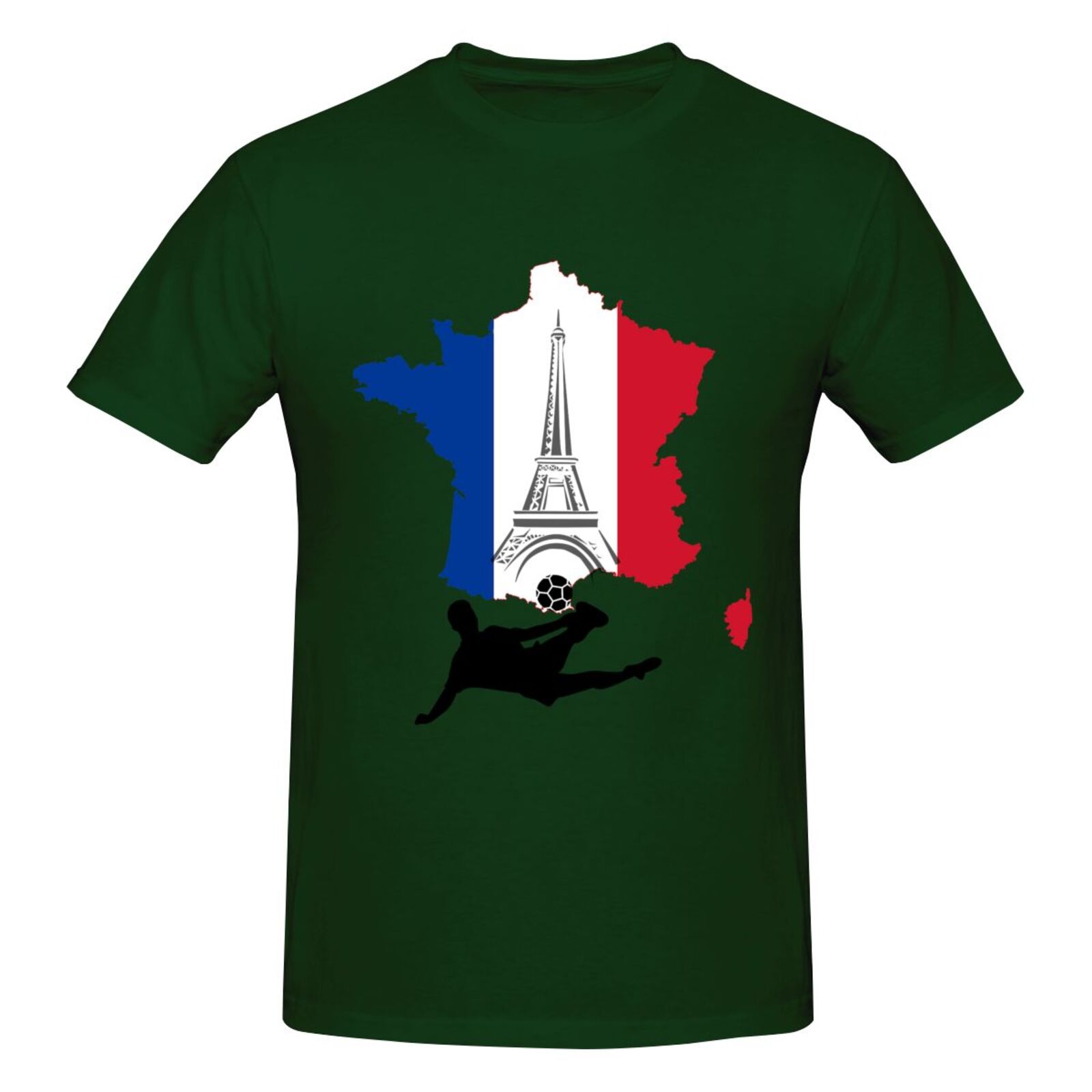 Men's France EURO 2024 Basic Short Sleeve T-Shirt BST1772