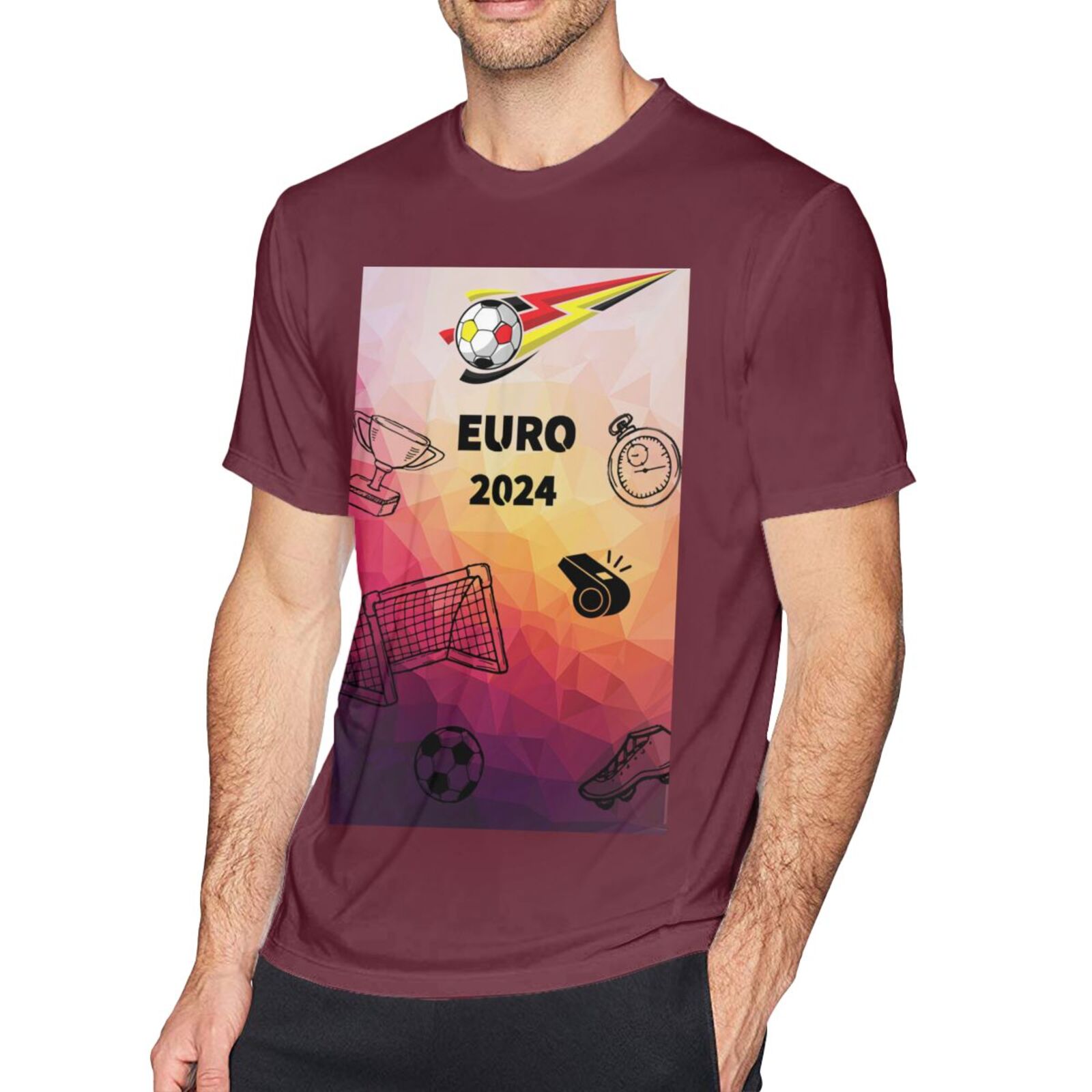 Men's Germany EURO 2024 Basic Short Sleeve T-Shirt BST1771