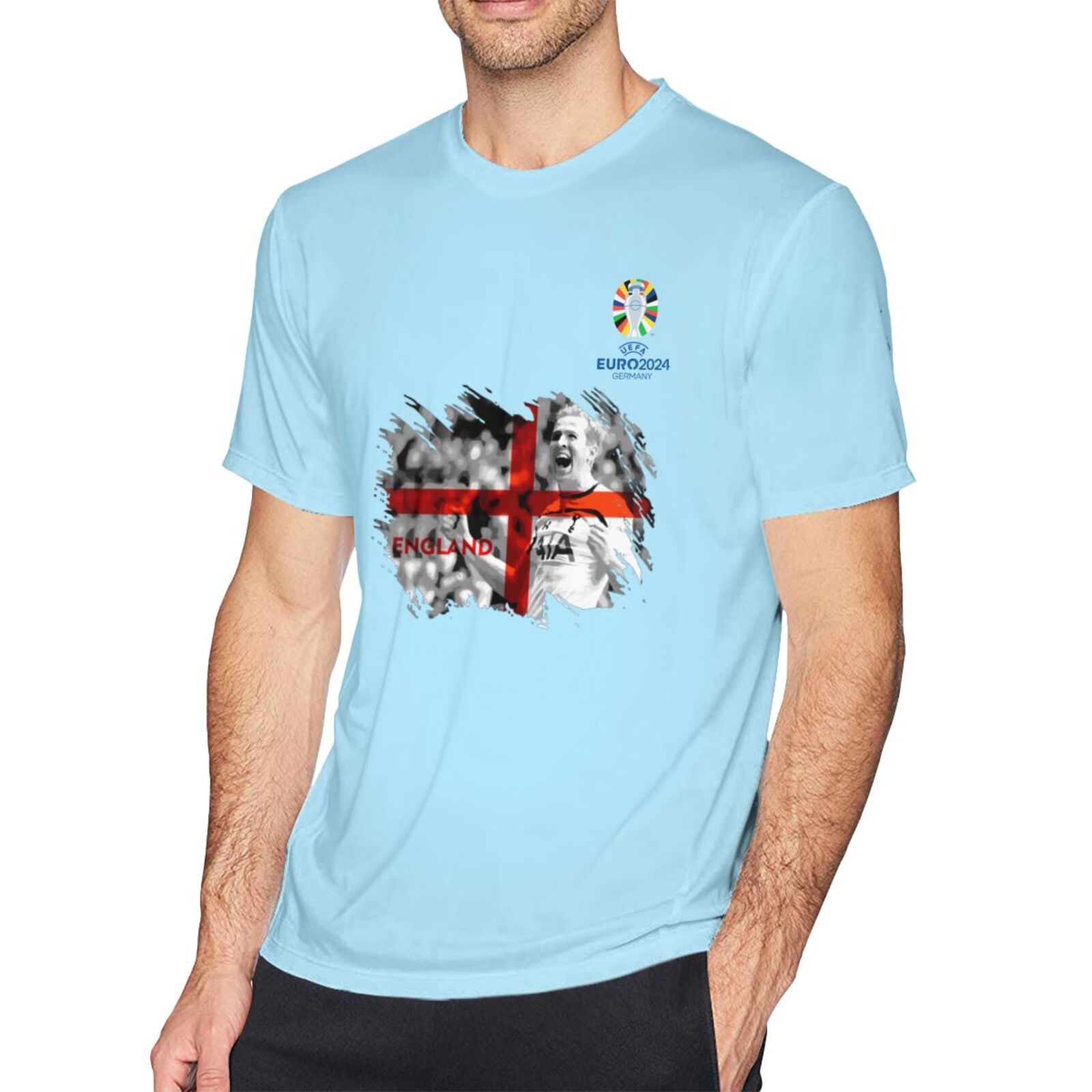 Men's England EURO 2024 Basic Short Sleeve T-Shirt BST1713