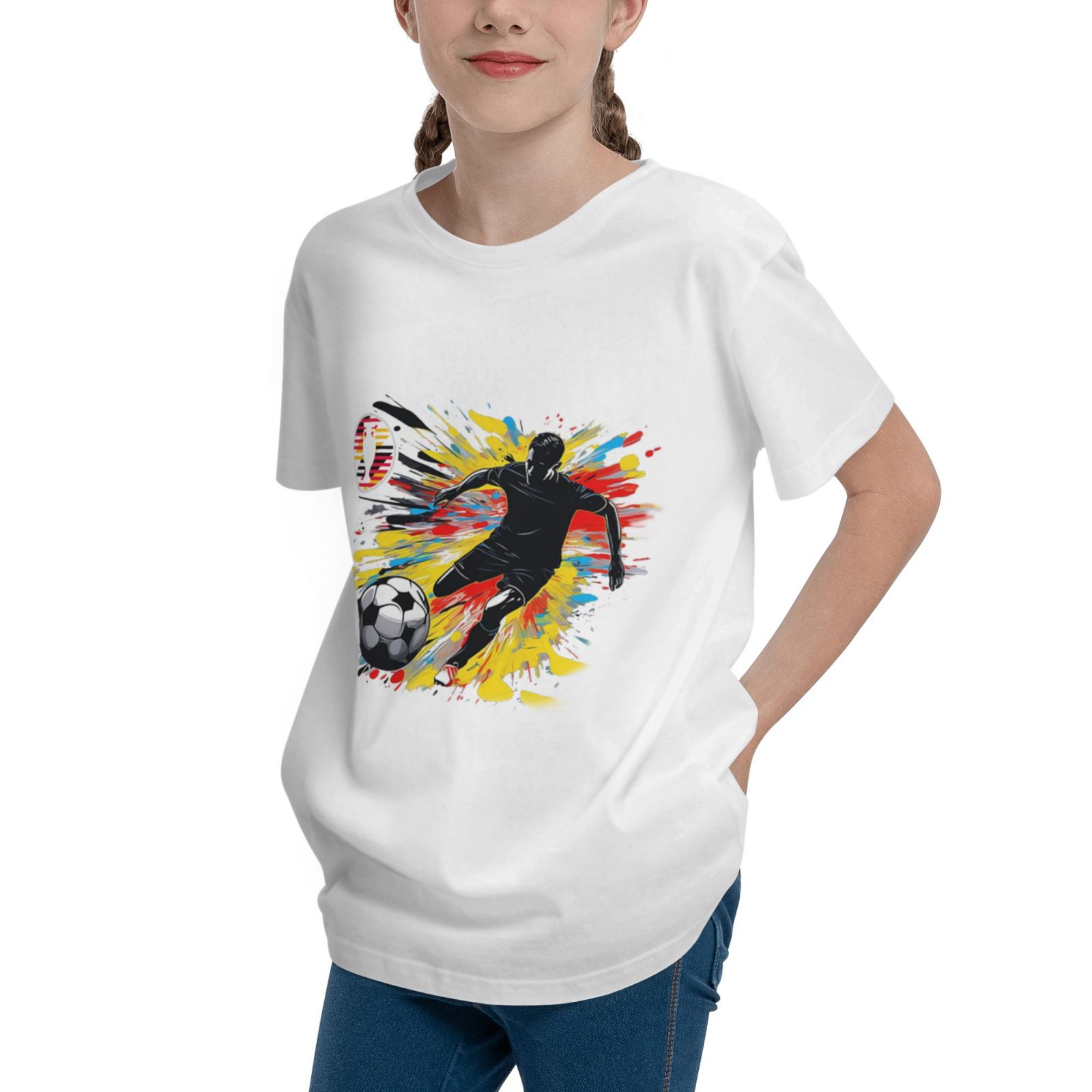 Kid's Germany EURO 2024 Teenage T-shirt TET1756