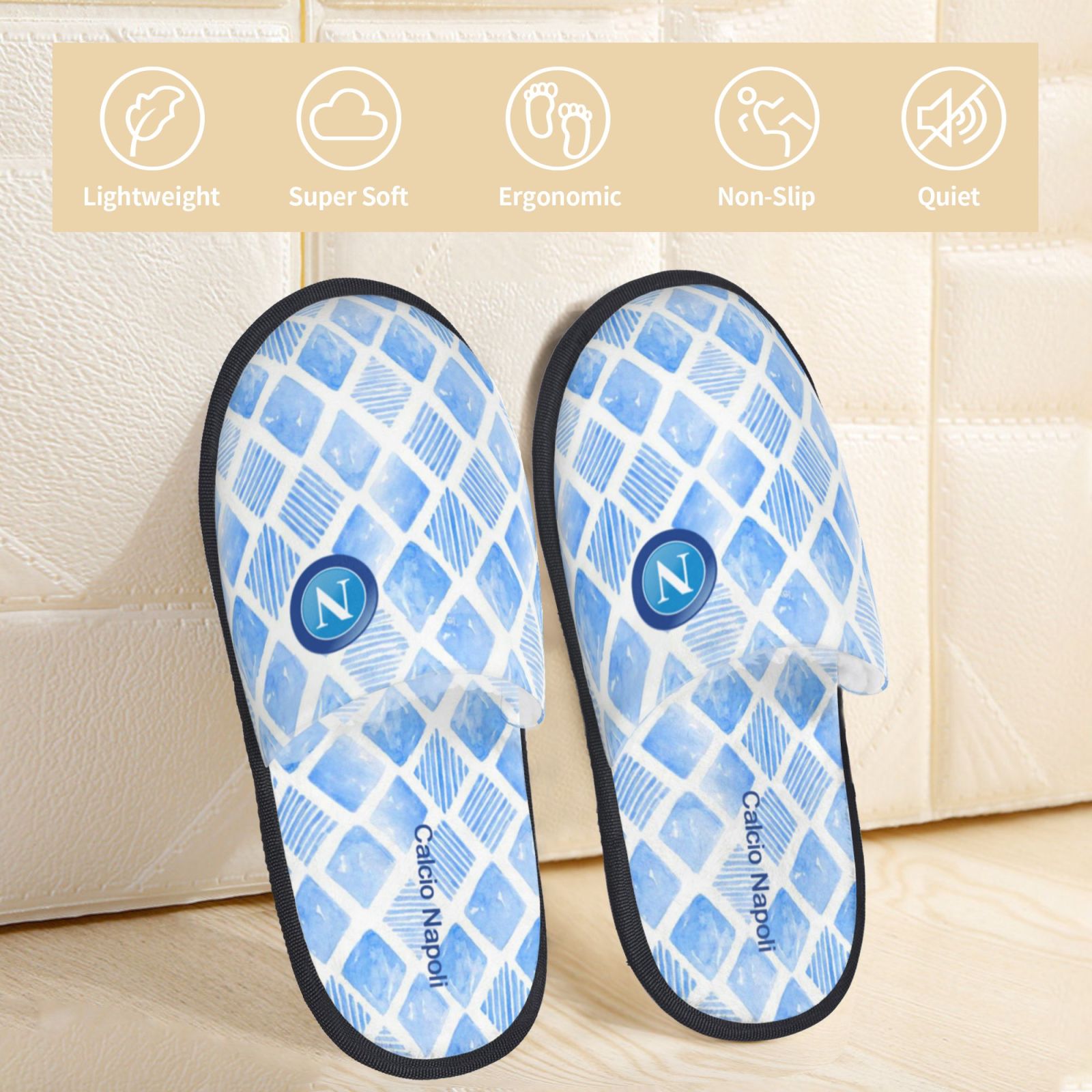 SSC Napoli Cotton Slippers FSP2330