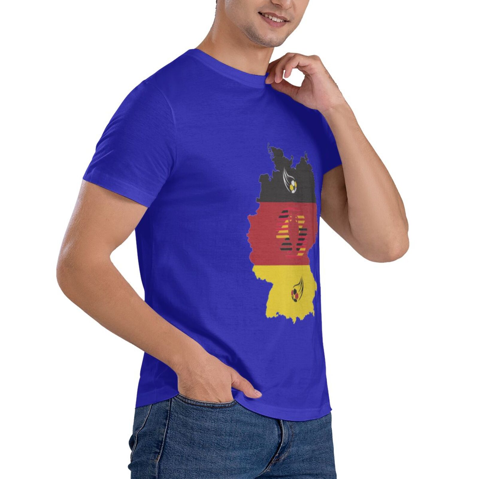 Men's Germany EURO 2024 Basic Short Sleeve T-Shirt BST1770