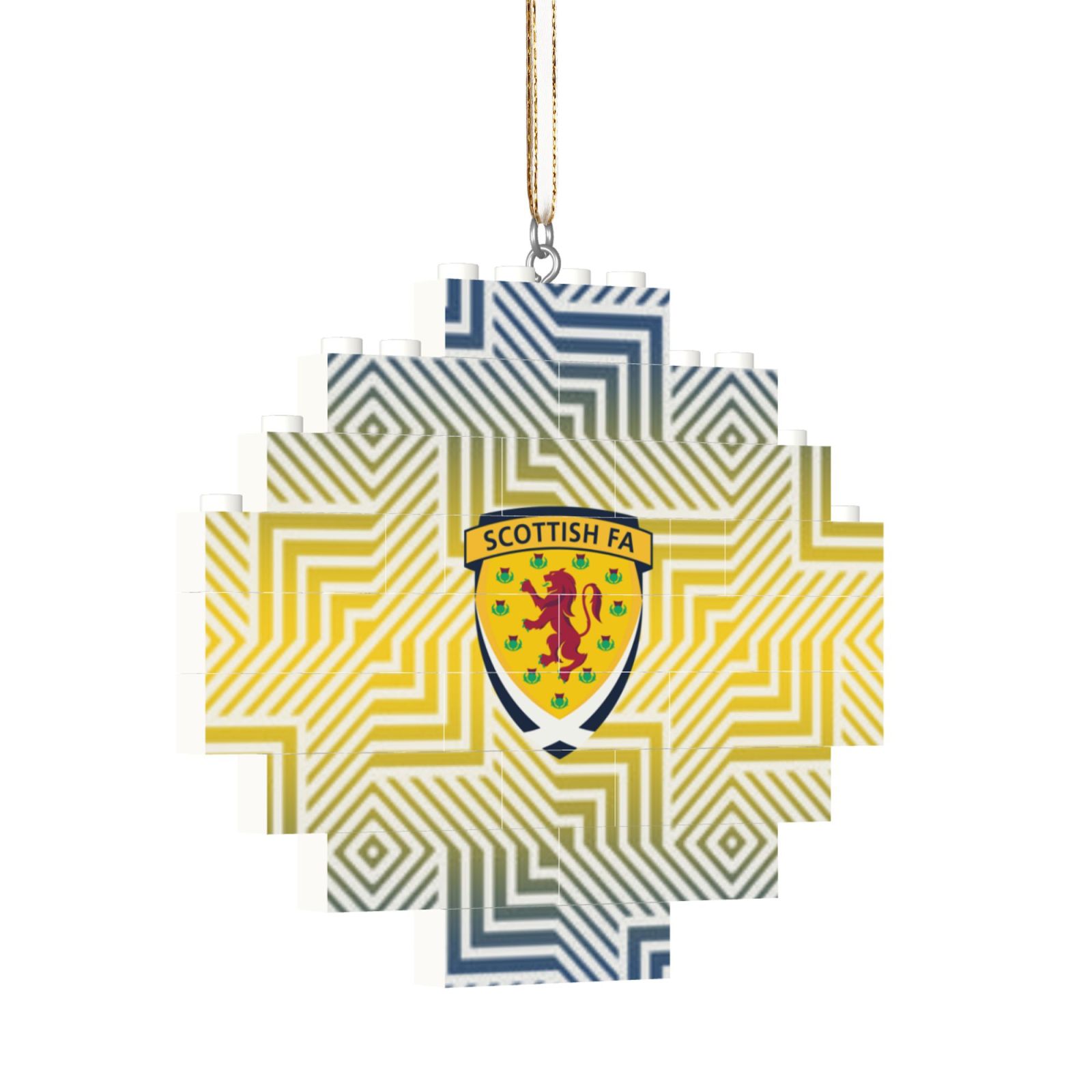 Scotland Building Block Puzzle Ornament BBP1983