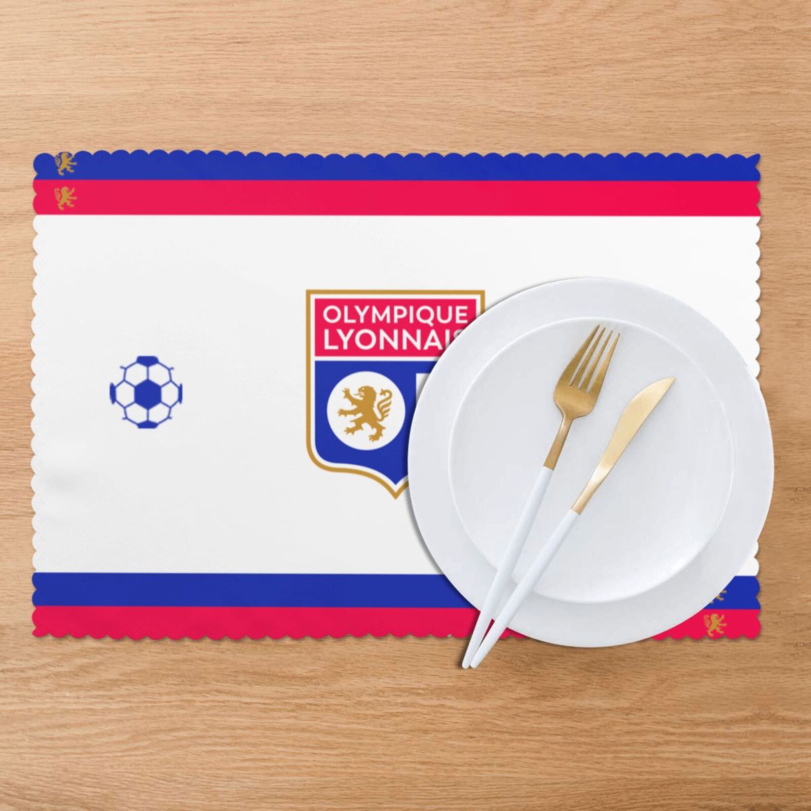 Olympique Lyonnais Placemat Set Of 6 PFD2279
