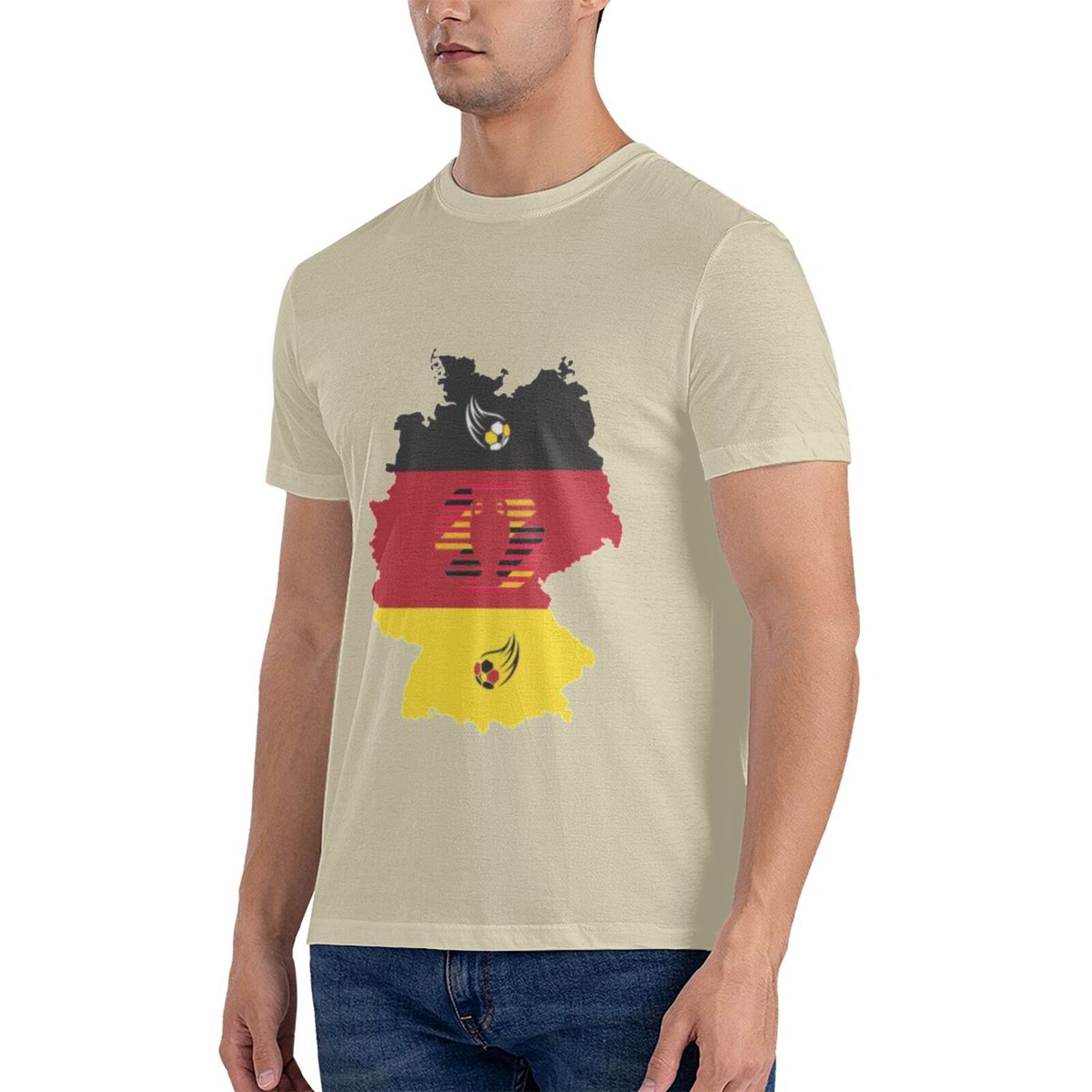 Men's Germany EURO 2024 Basic Short Sleeve T-Shirt BST1770