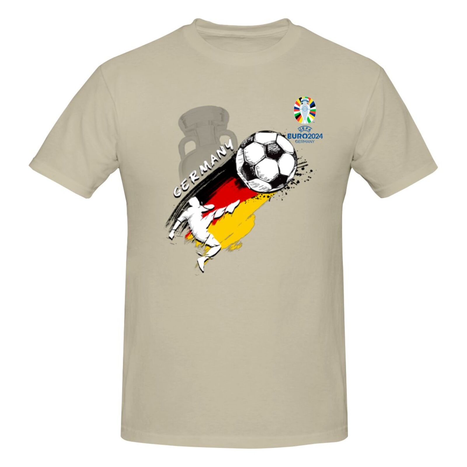 Men's Germany EURO 2024 Basic Short Sleeve T-Shirt BST1679