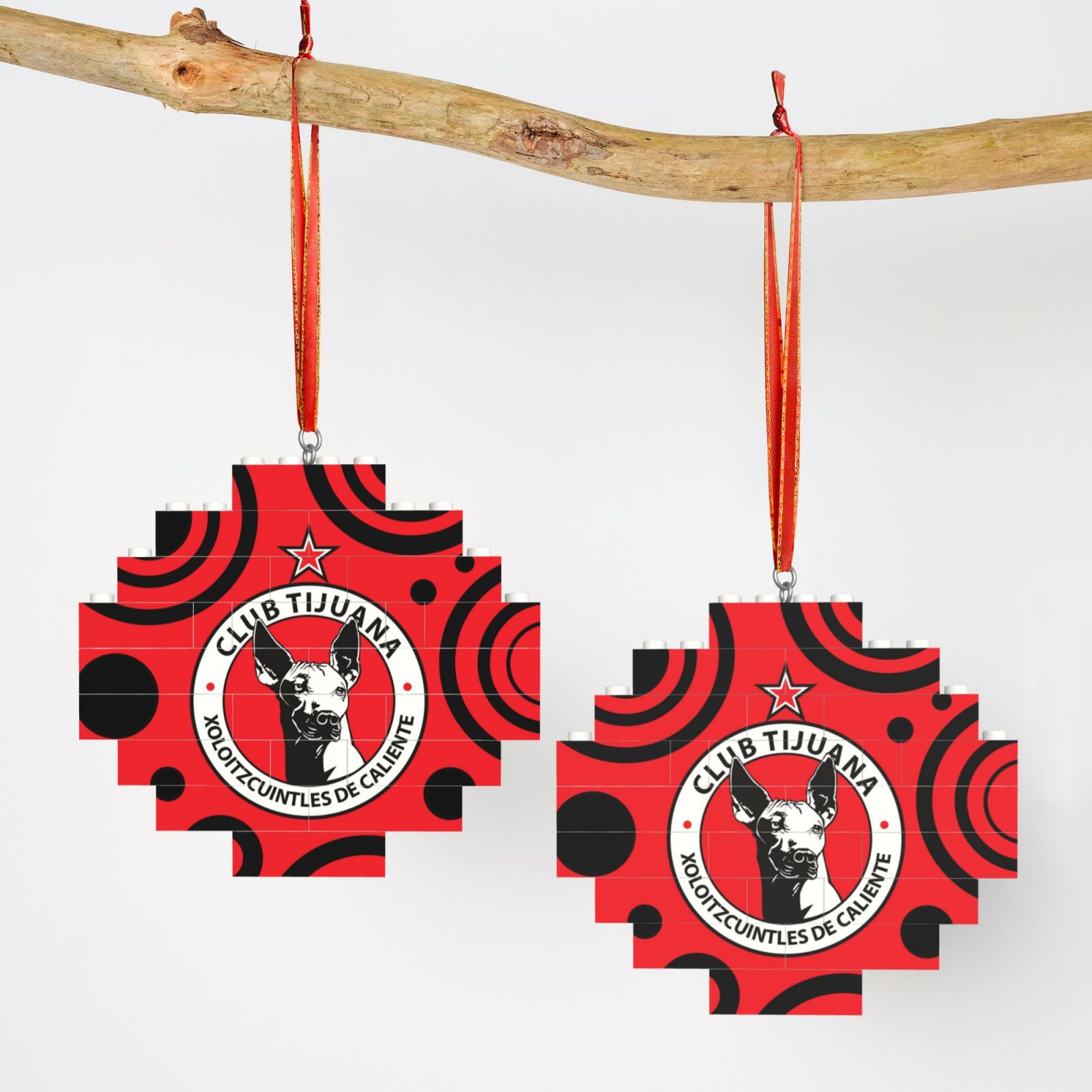 Xolos Tijuana Building Block Puzzle Ornament BBP2186