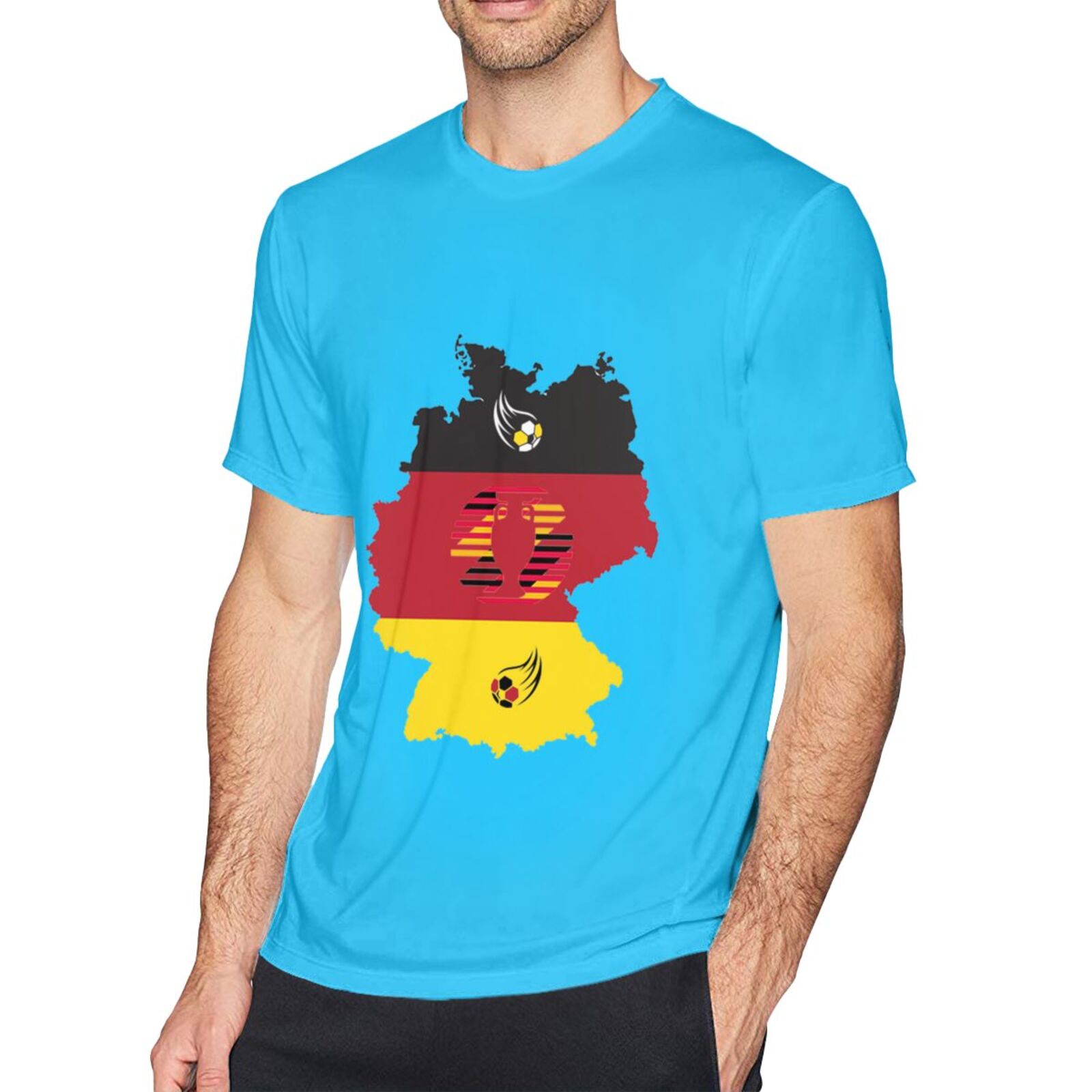 Men's Germany EURO 2024 Basic Short Sleeve T-Shirt BST1770