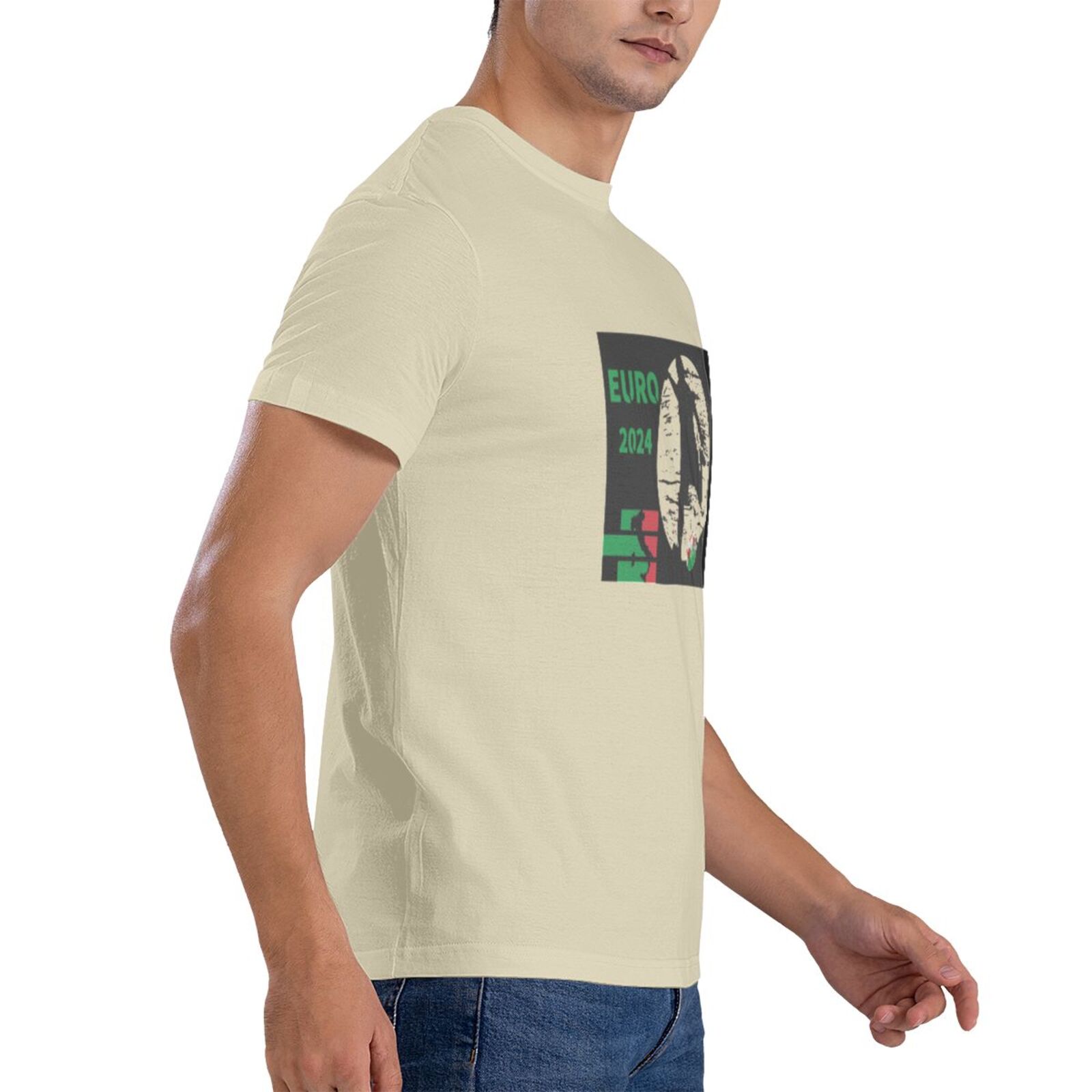 Men's Italy EURO 2024 Basic Short Sleeve T-Shirt BST1751