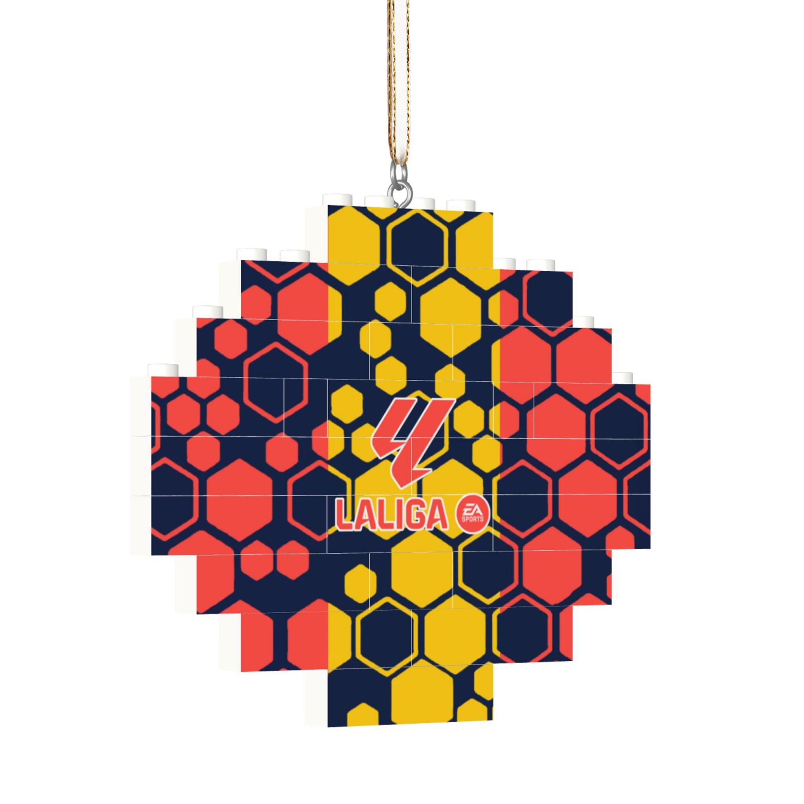 Spain La Liga Building Block Puzzle Ornament BBP2023