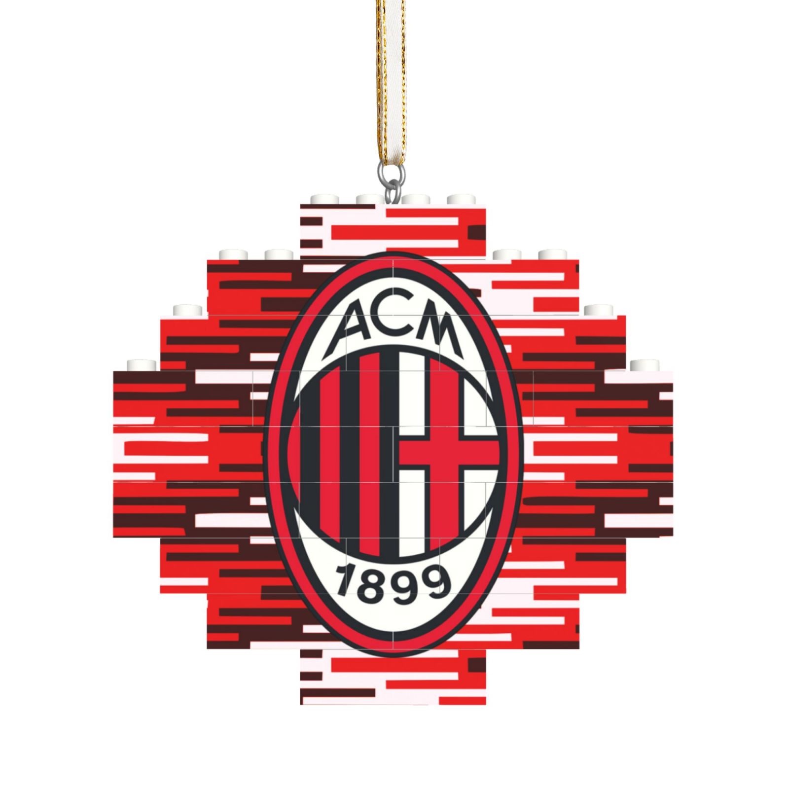 AC Milan Building Block Puzzle Ornament BBP2182
