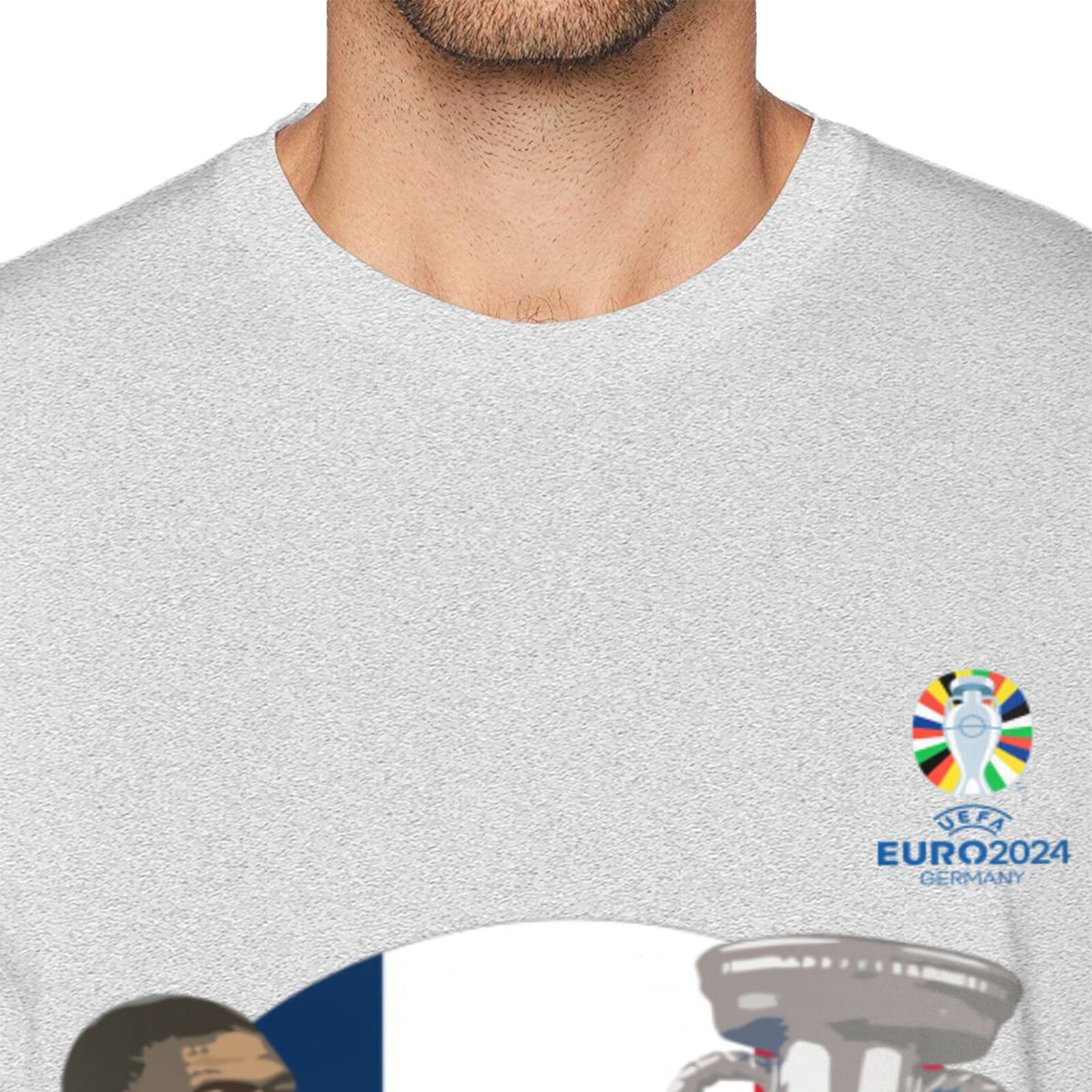 Men's France EURO 2024 Basic Short Sleeve T-Shirt BST1729